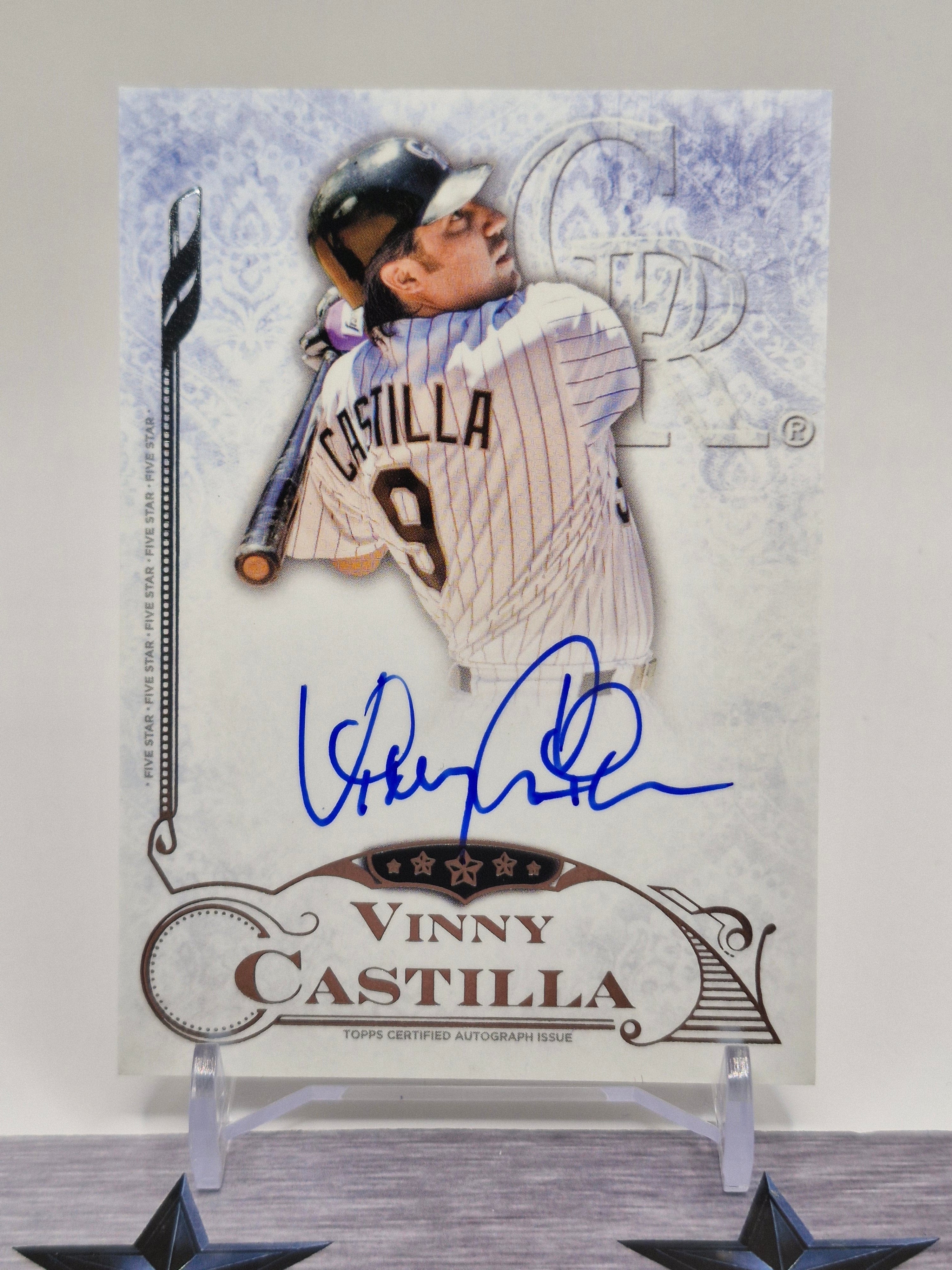 2015 Topps Five Star Vinny Castilla Autograph FSA-VC Colorado Rockies