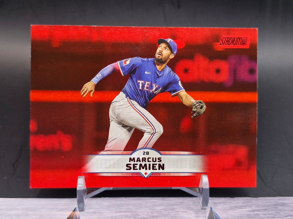 2025 Stadium Club #137 Marcus Semien Pink Foil