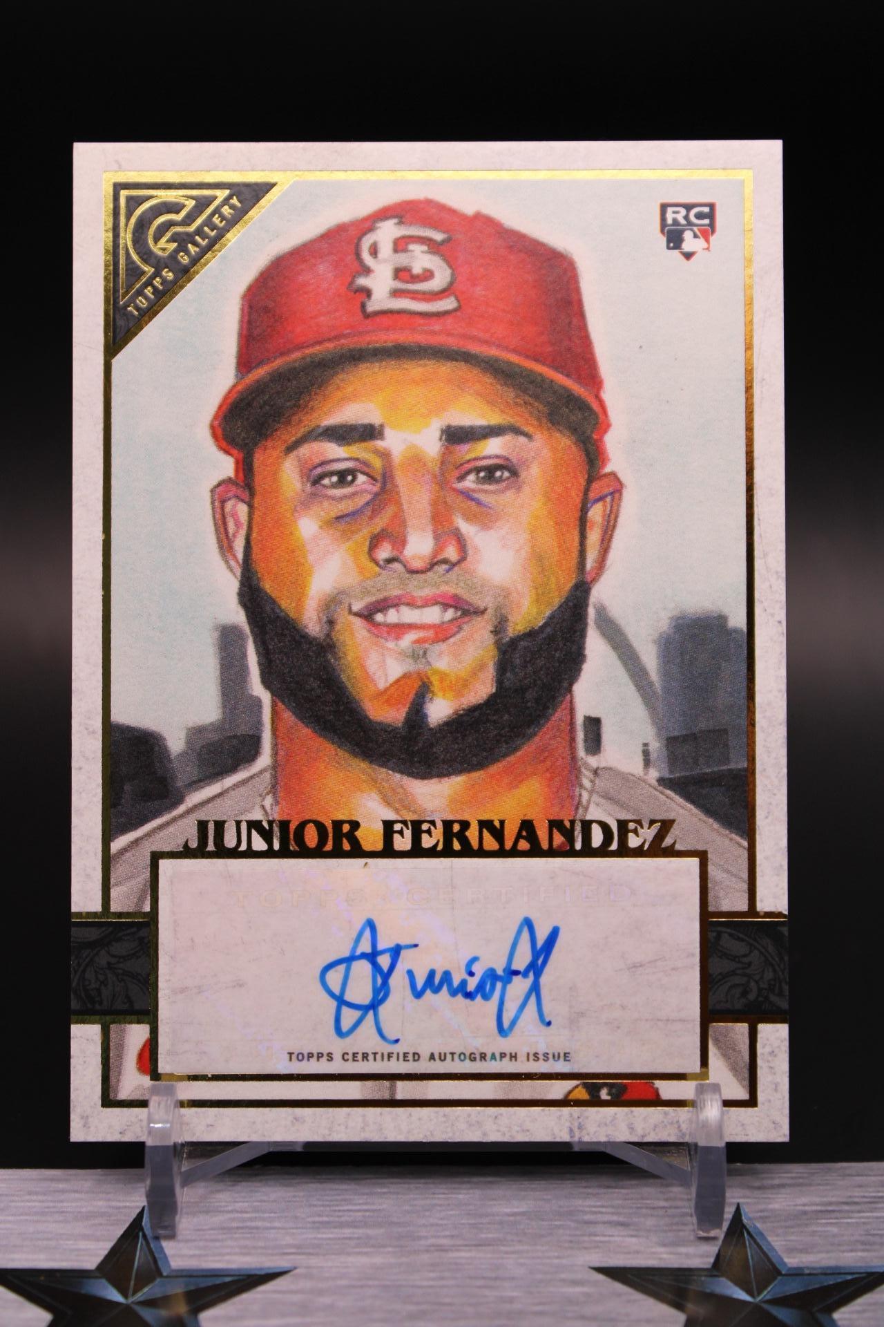 2020 Topps Gallery #66 Junior Fernandez Blue #/50