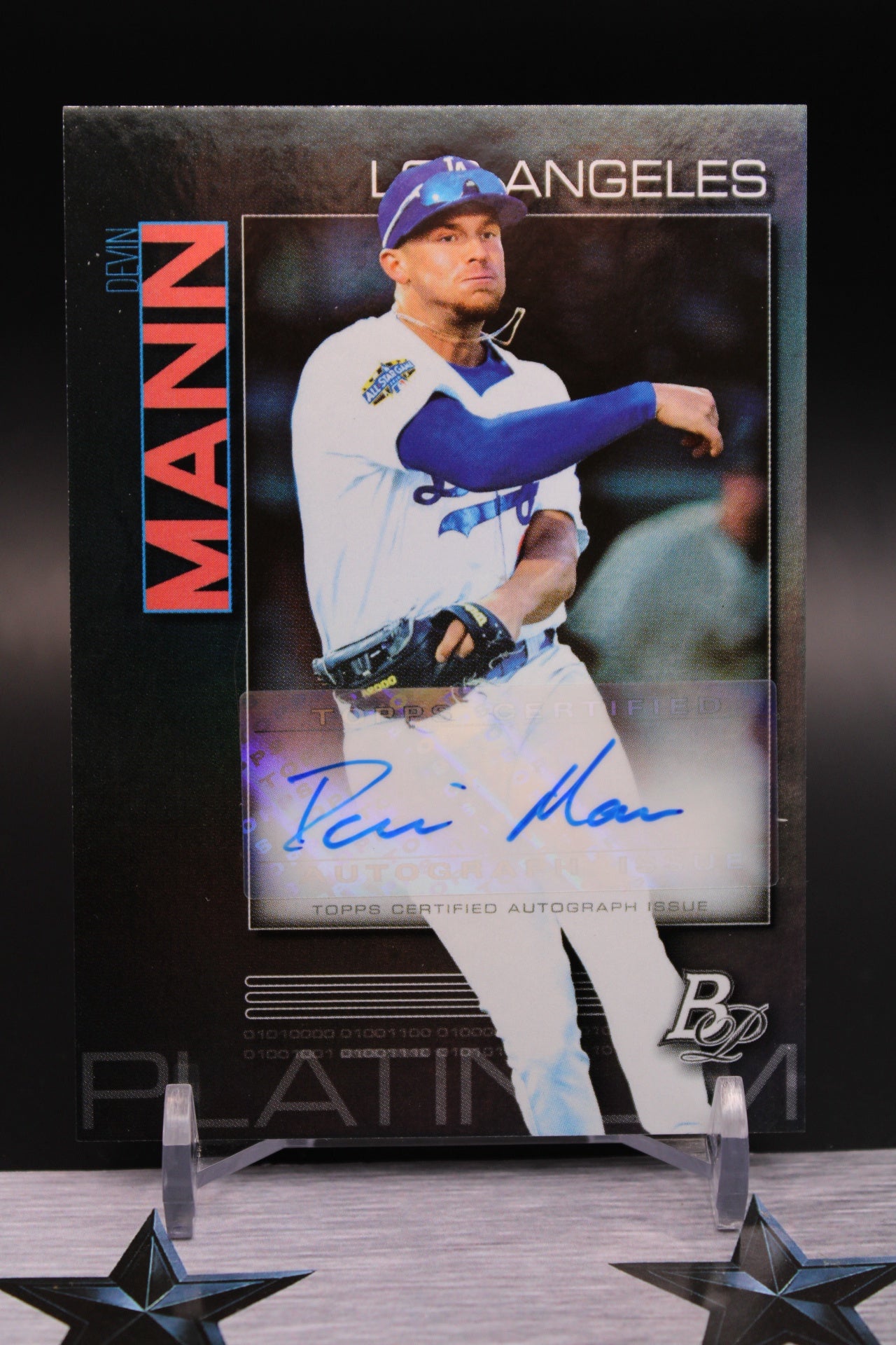 Topps 2020 #81 Devin Mann Authograph Signature