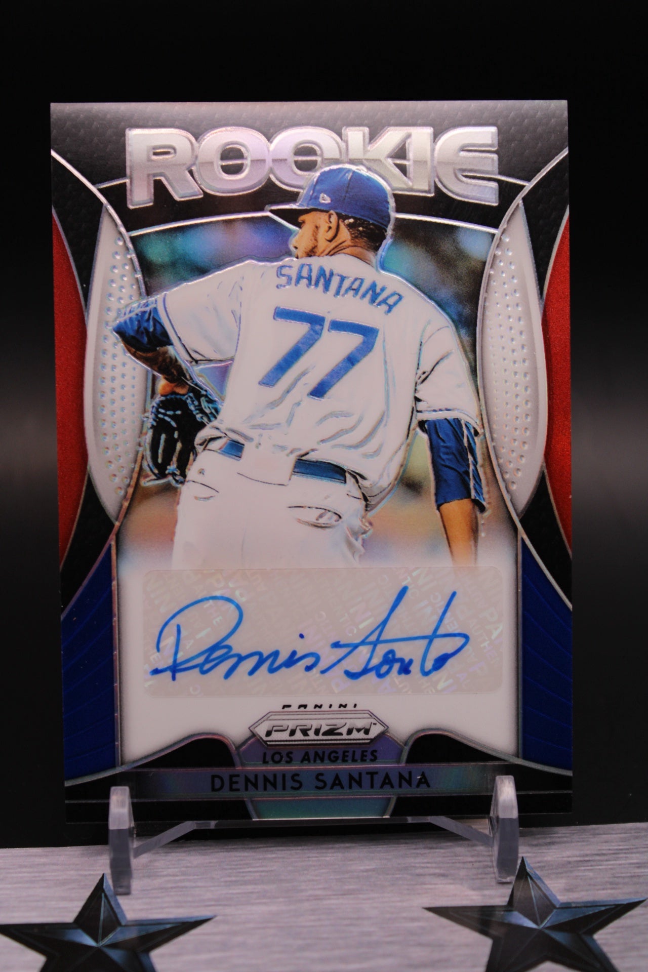 2019 Panini Prizm #RA-DS Dennis Santana Rookie Autographs