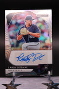 2020 Panini Prizm #RA-RD Randy Dobnak Rookie Autographs Gold Prizm #/10