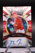 2020 Panini Select #SS-MT Matt Thaiss Sparks Signatures Holo #/99