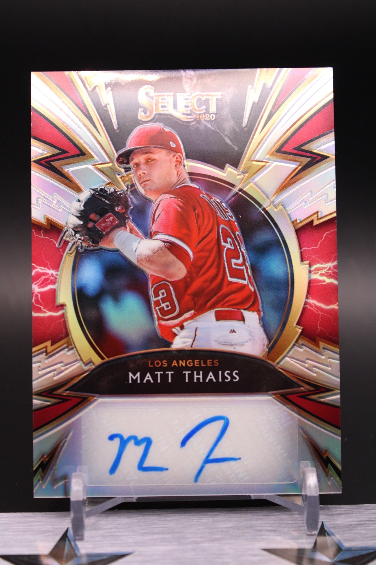 2020 Panini Select #SS-MT Matt Thaiss Sparks Signatures Holo #/99