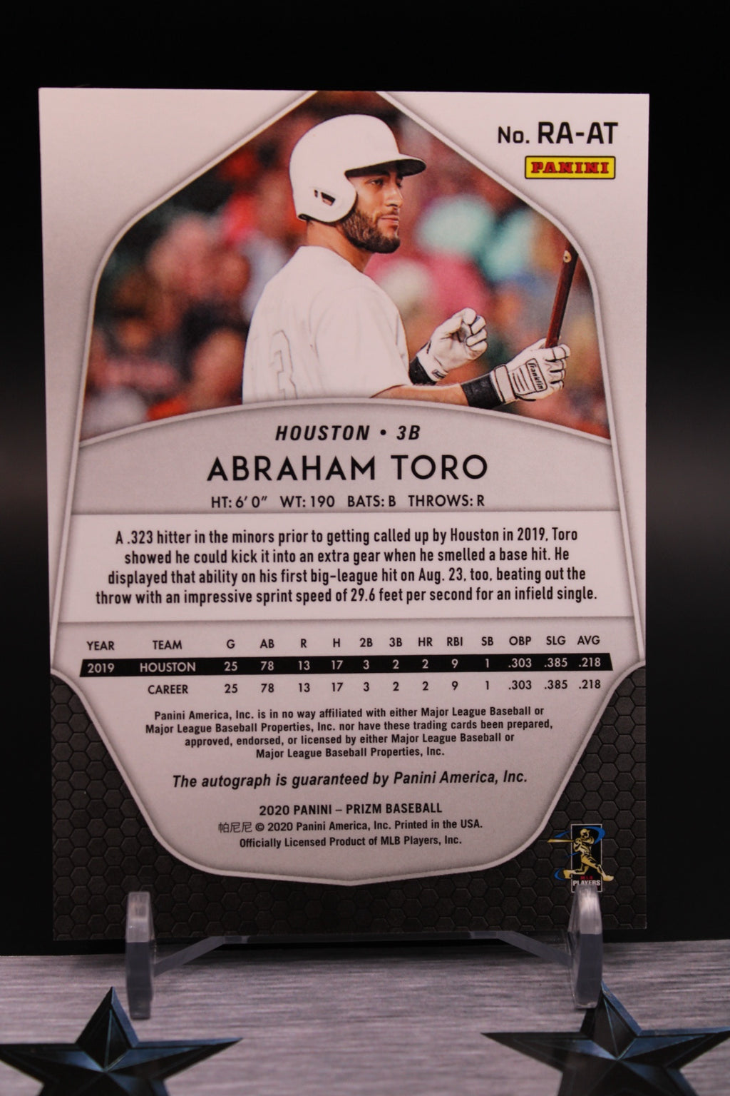 2020 Panini Prizm #RA-AT Abraham Toro Rookie Autographs