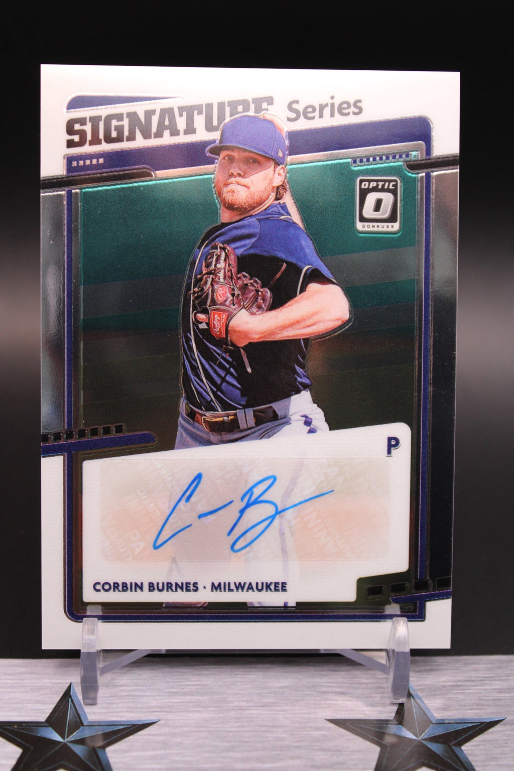 2020 Donruss Optic #SS-CB Corbin Burnes Signature Series Holo