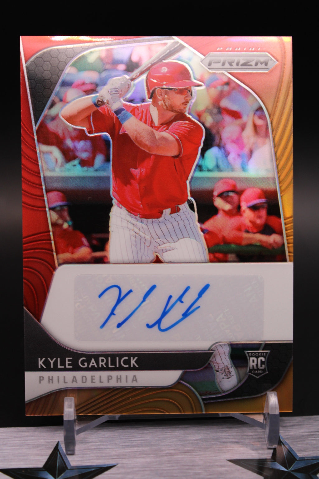 2020 Panini Prizm #RA-KG Kyle Garlick Rookie Autographs Red Prizm