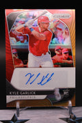 2020 Panini Prizm #RA-KG Kyle Garlick Rookie Autographs Red Prizm