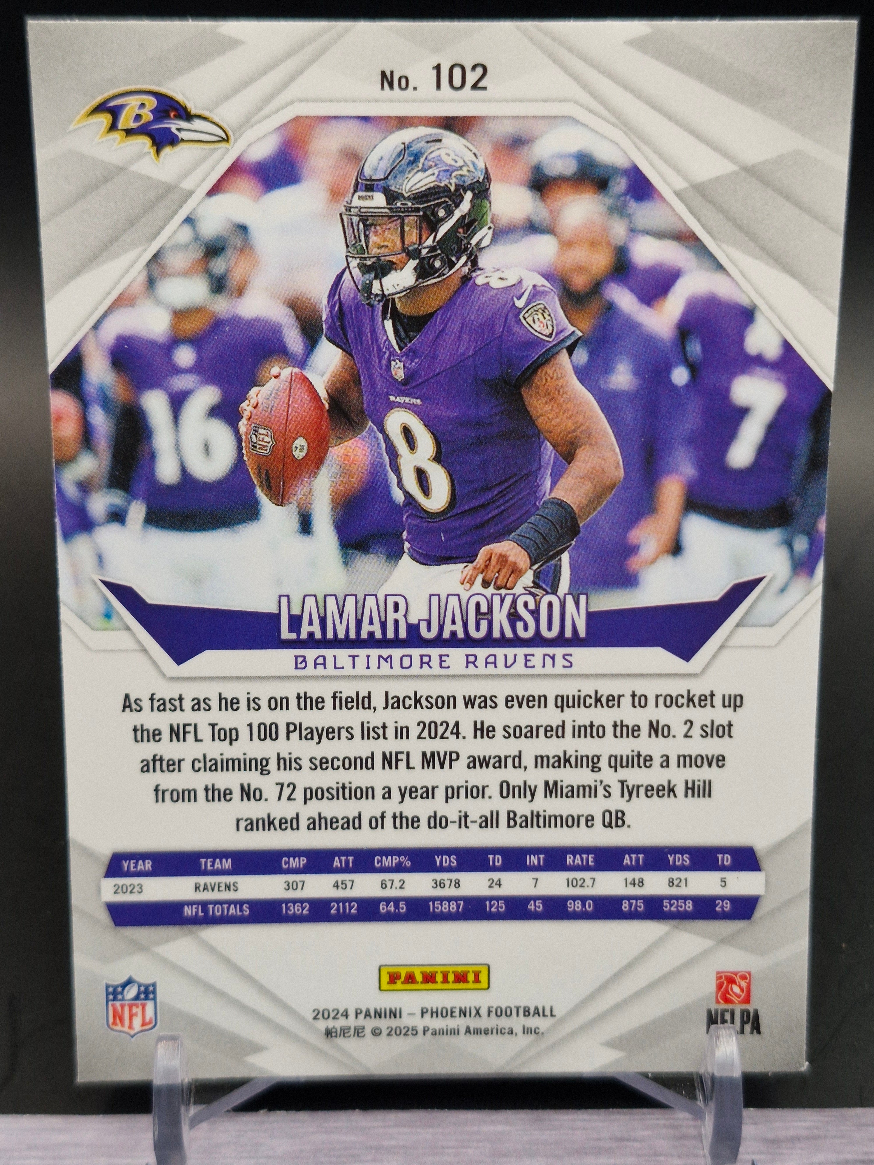 2024 Panini Phoenix #102 Lamar Jackson