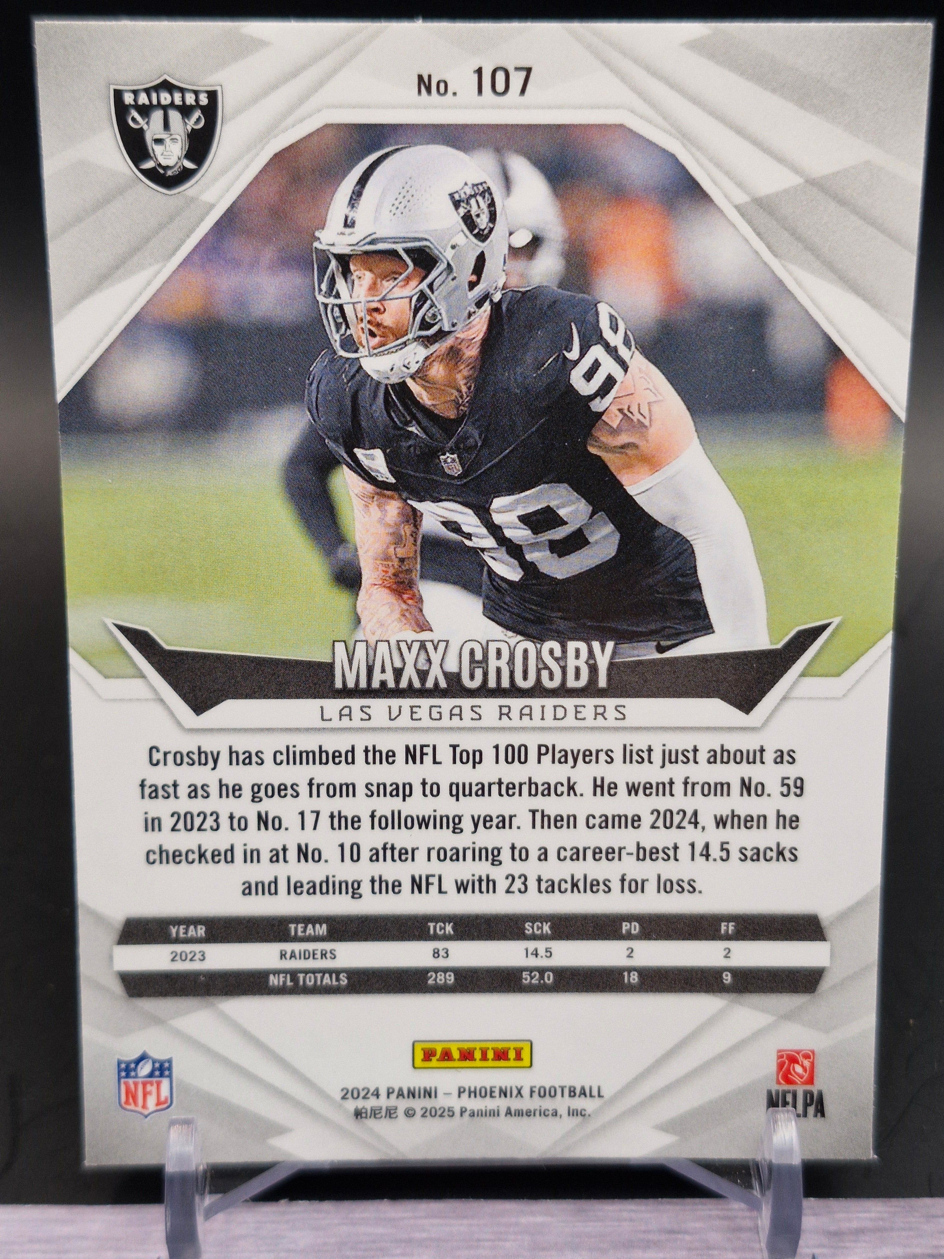 2024 Panini Phoenix #107 Maxx Crosby