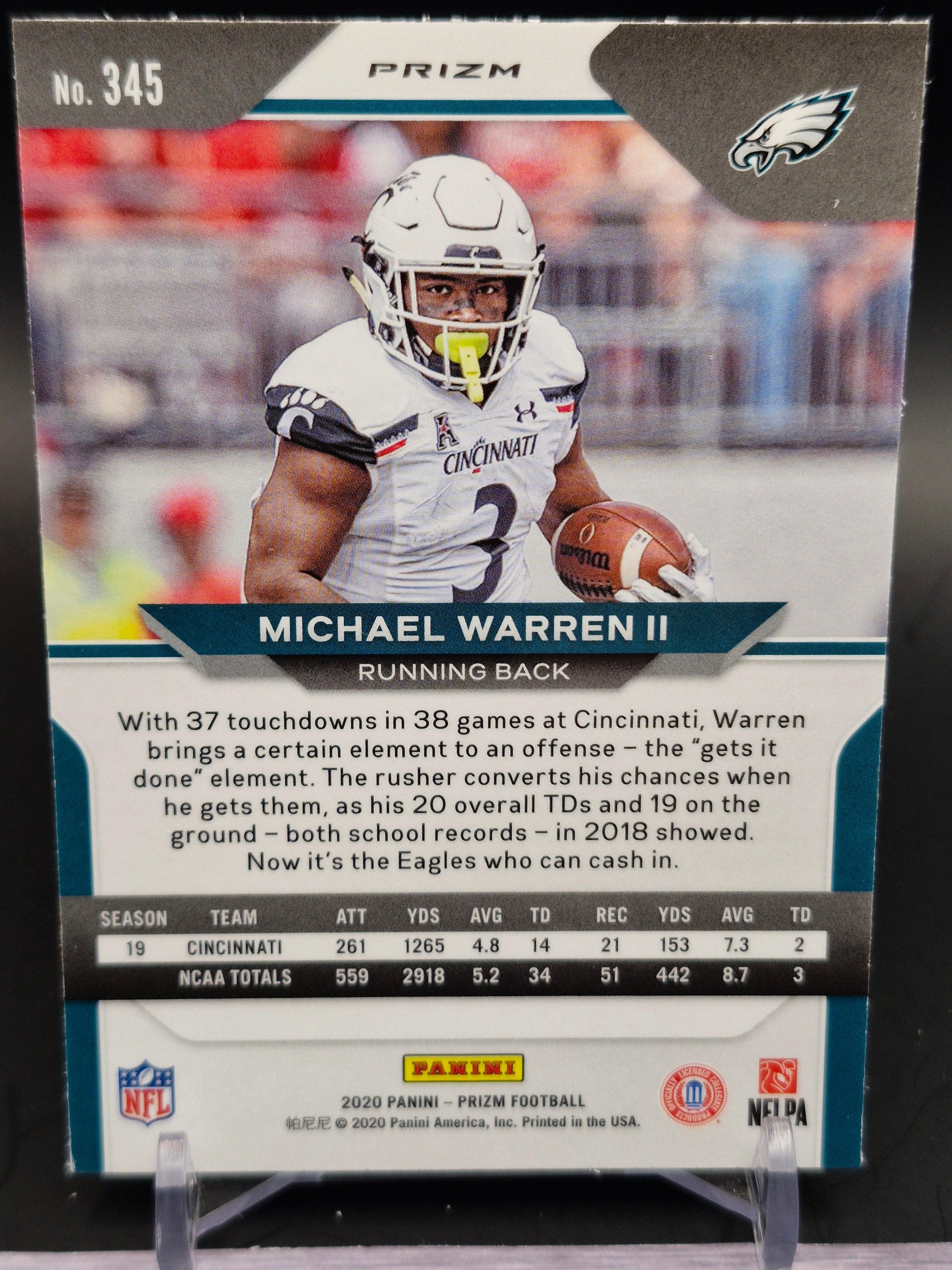 2020 Panini Prizm #345 Michael Warren II