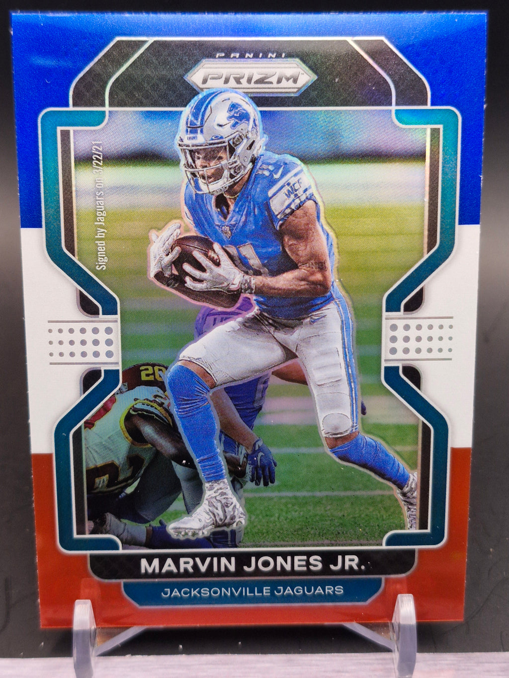 2021 Panini Prizm #12 Marvin Jones Jr. Black and Red Checker