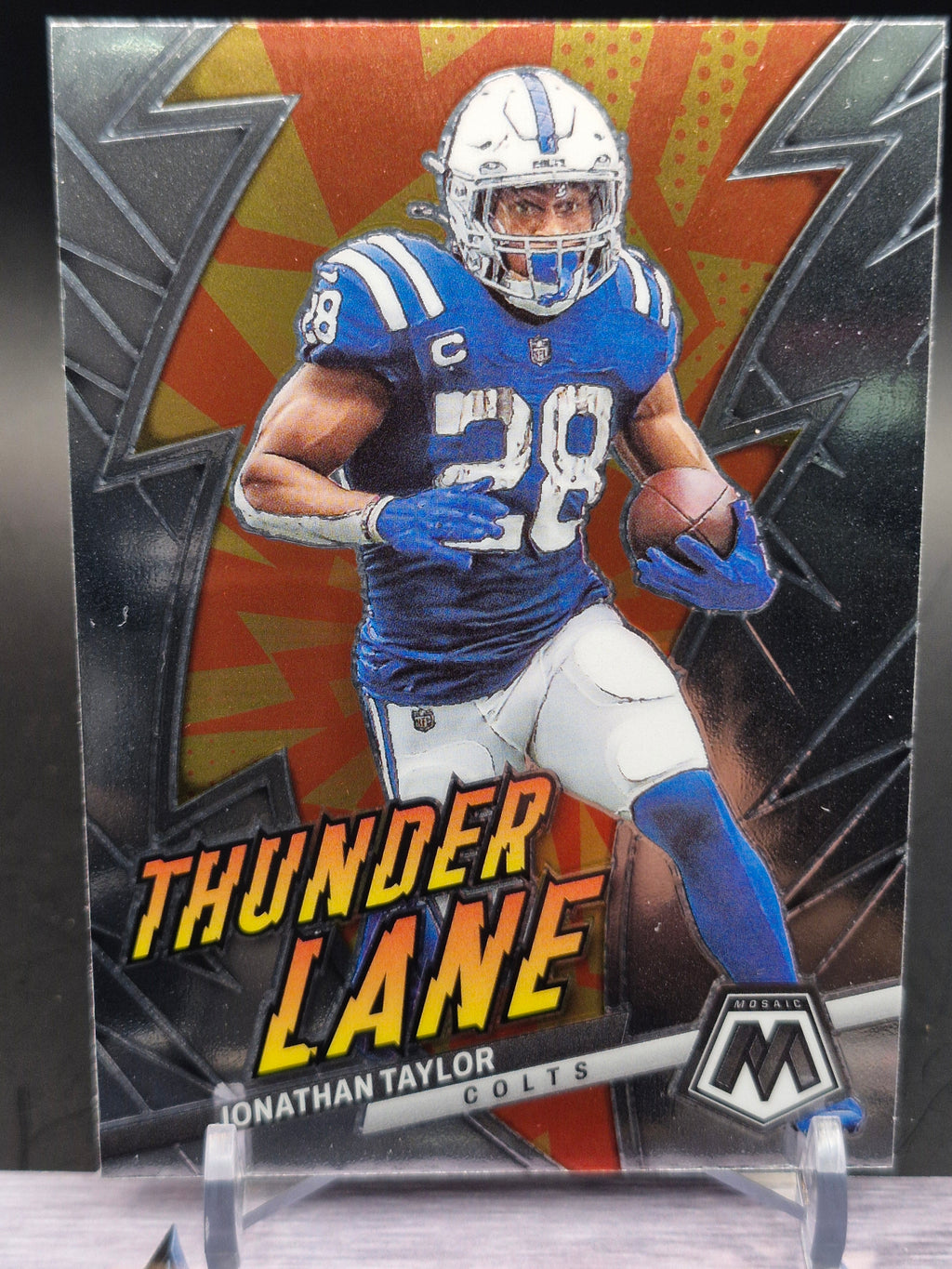 2023 Panini Mosaic #TL-JT Jonathan Taylor Thunder Lane