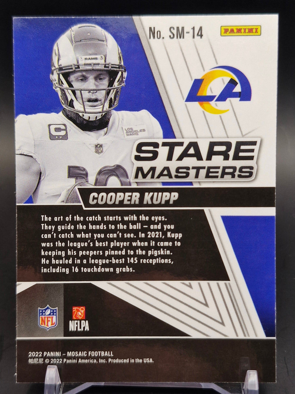 2022 Panini Mosaic #SM-14 Cooper Kupp Stare Masters Mosaic