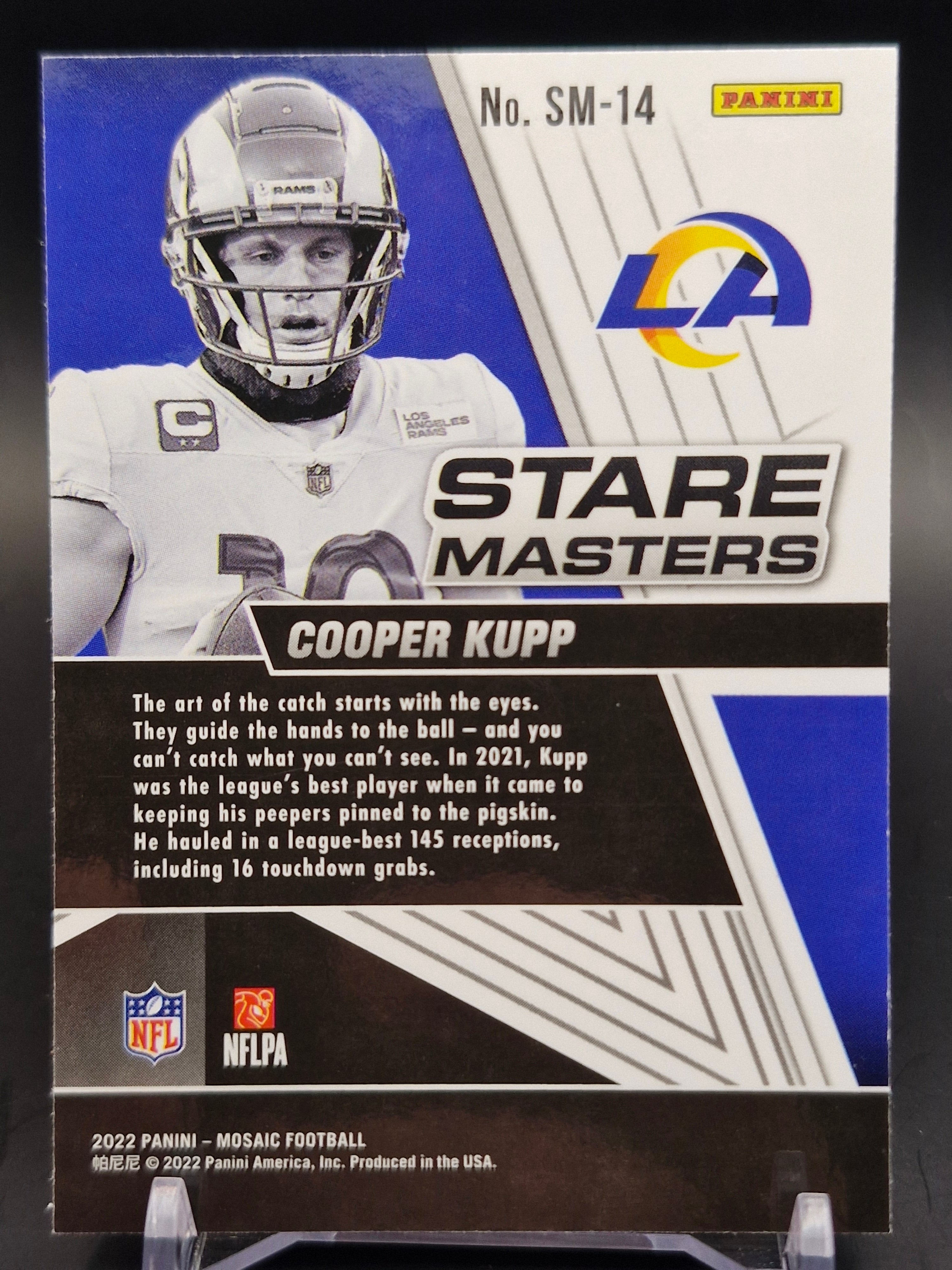 2022 Panini Mosaic #SM-14 Cooper Kupp Stare Masters Mosaic
