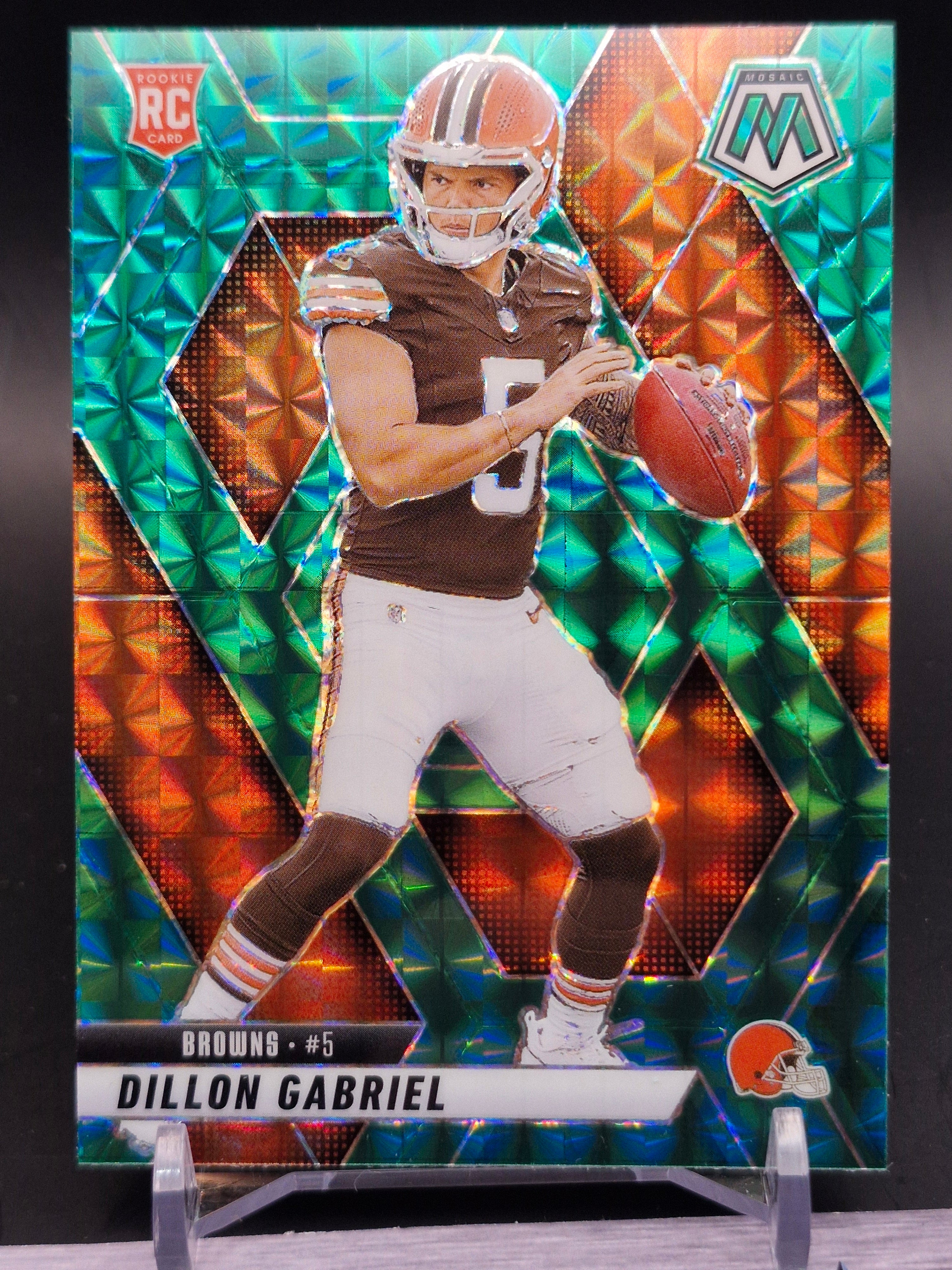 2025 Panini Mosaic #332 Dillon Gabriel Mosaic Green