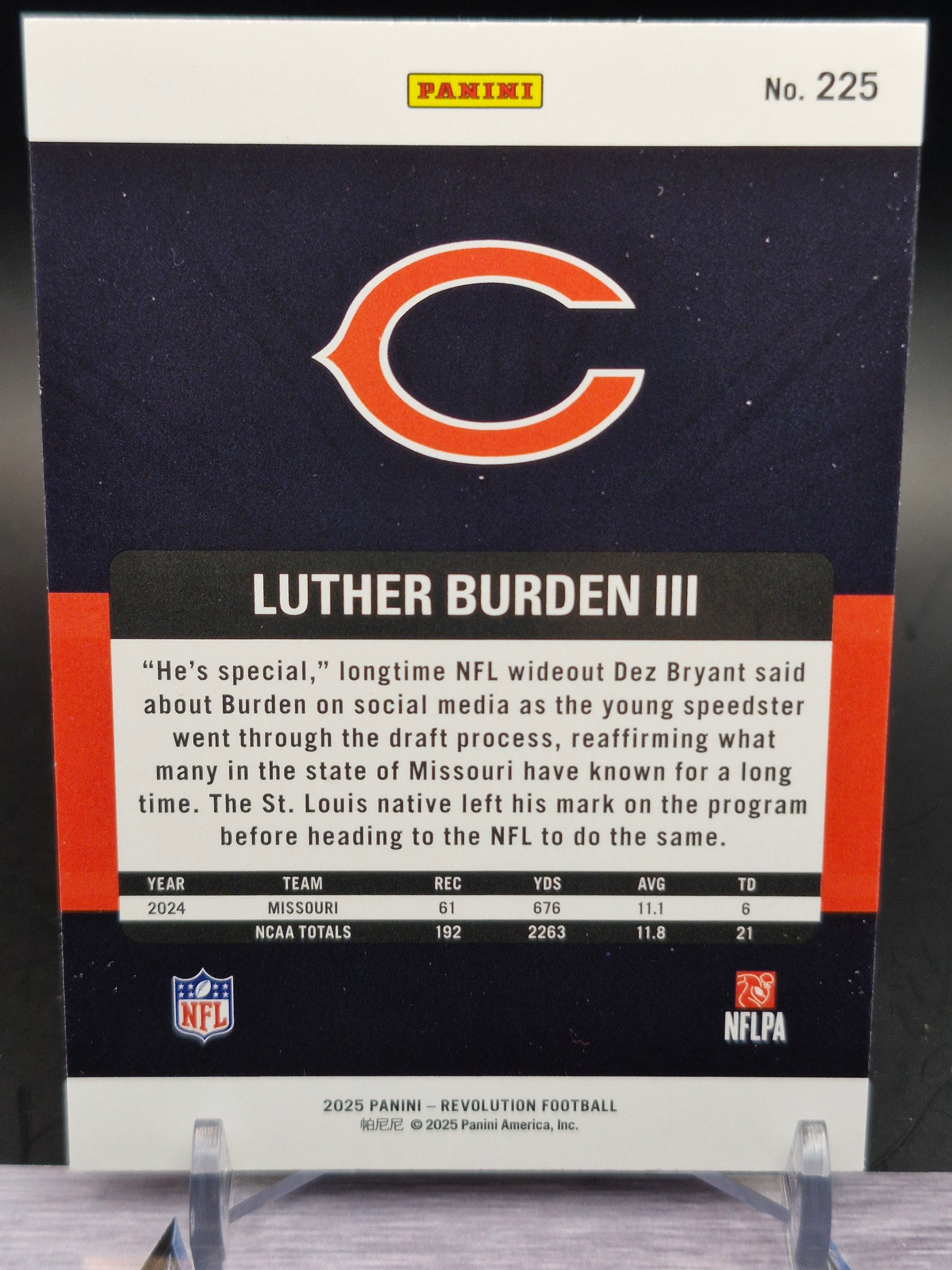 2025 Panini Revolution #225 Luther Burden III