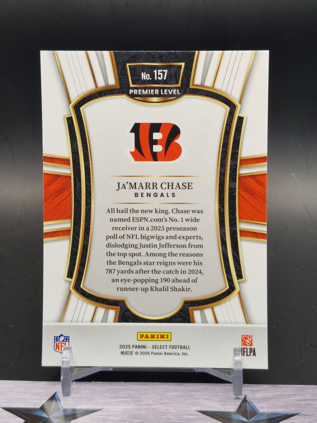 2025 Panini Select #157 Ja'Marr Chase