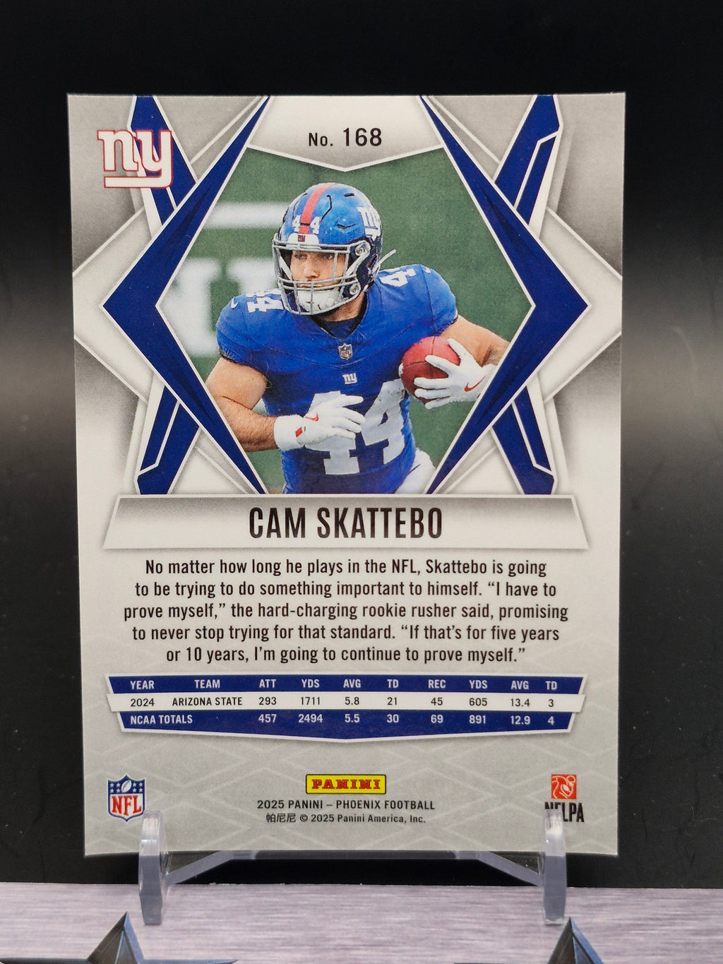 2025 Panini Phoenix #168 Cam Skattebo