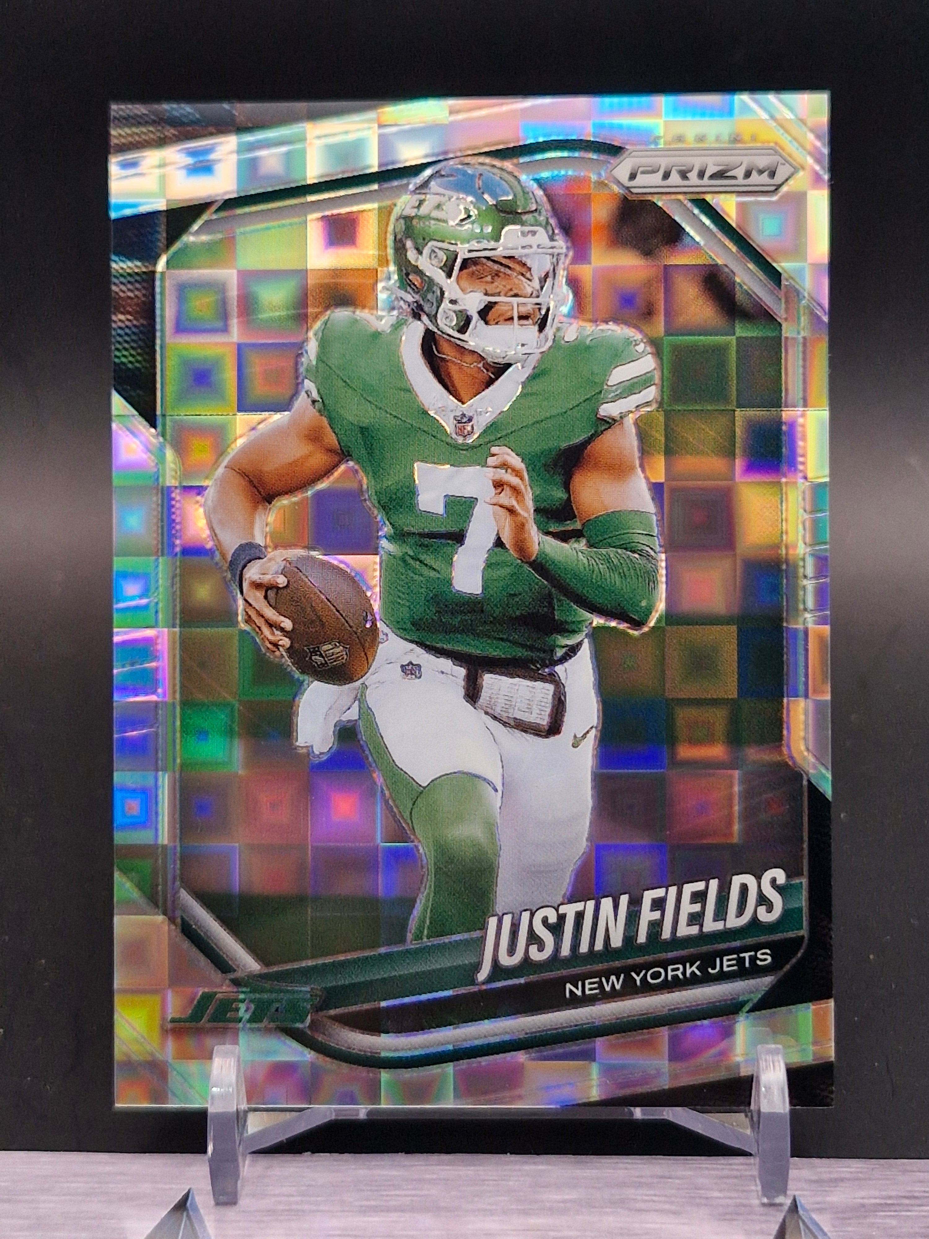 2025 Panini Prizm #218 Justin Fields Pandora #/400