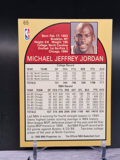 1990-91 Hoops #65 Michael Jordan