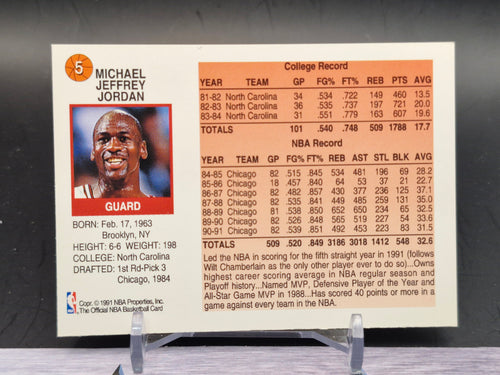 1991-92 Hoops McDonald's #5 Michael Jordan