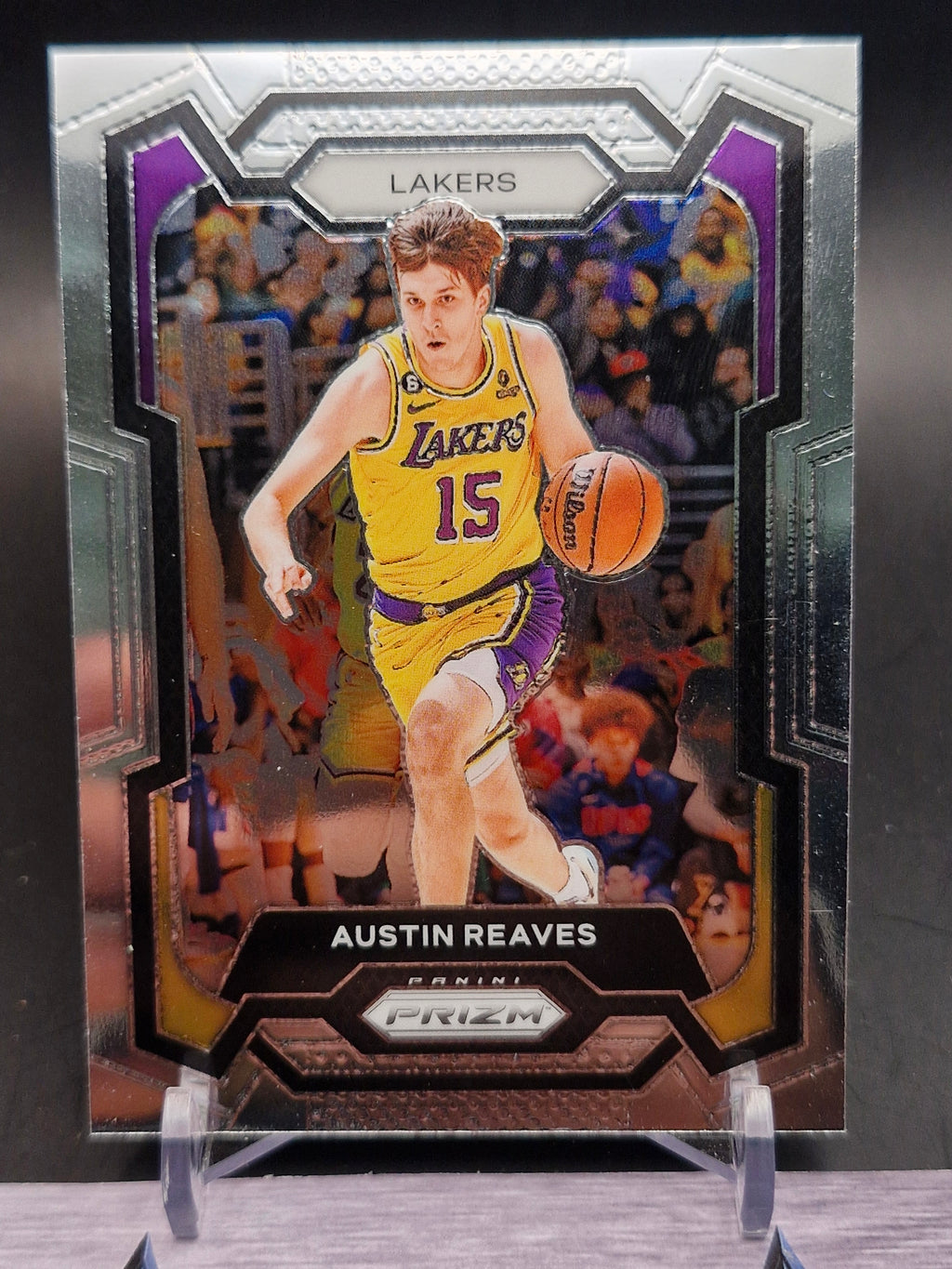2023-24 Panini Prizm #76 Austin Reaves Prizms Silver