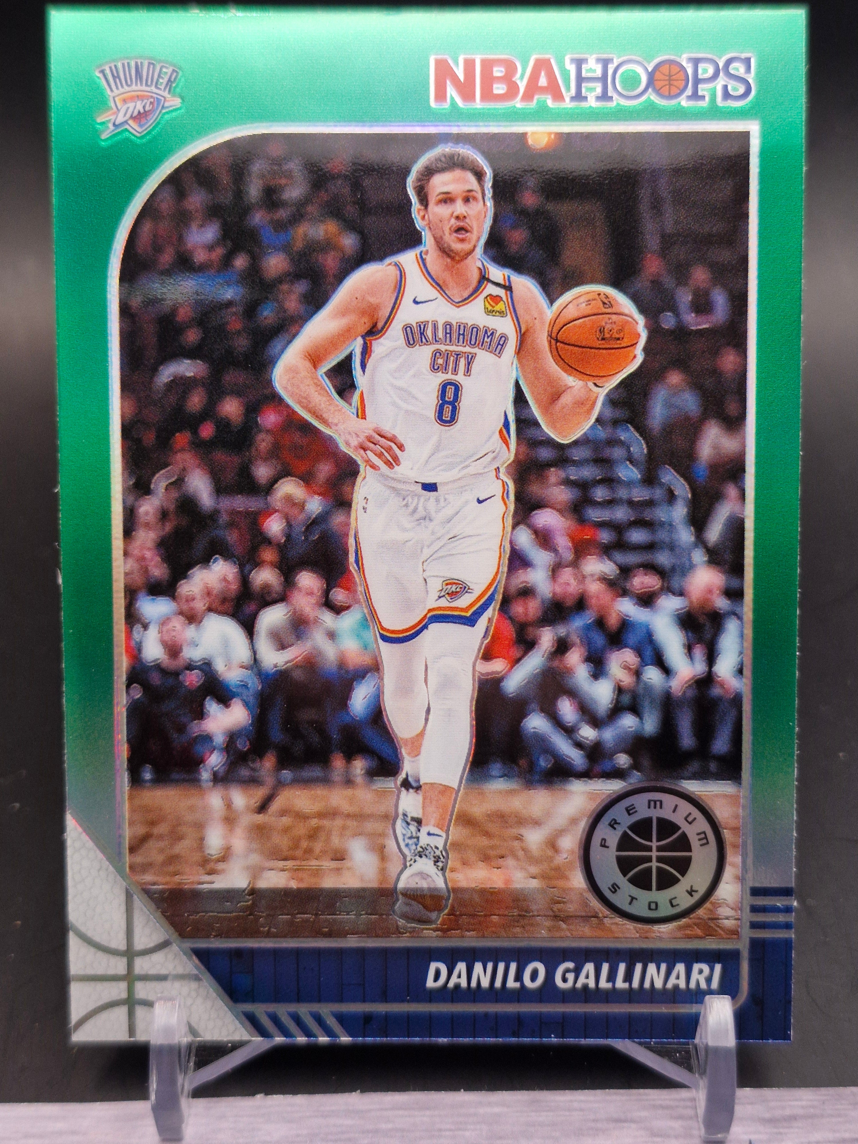 2019-20 Hoops Premium Stock #81 Danilo Gallinari Prizms Blue
