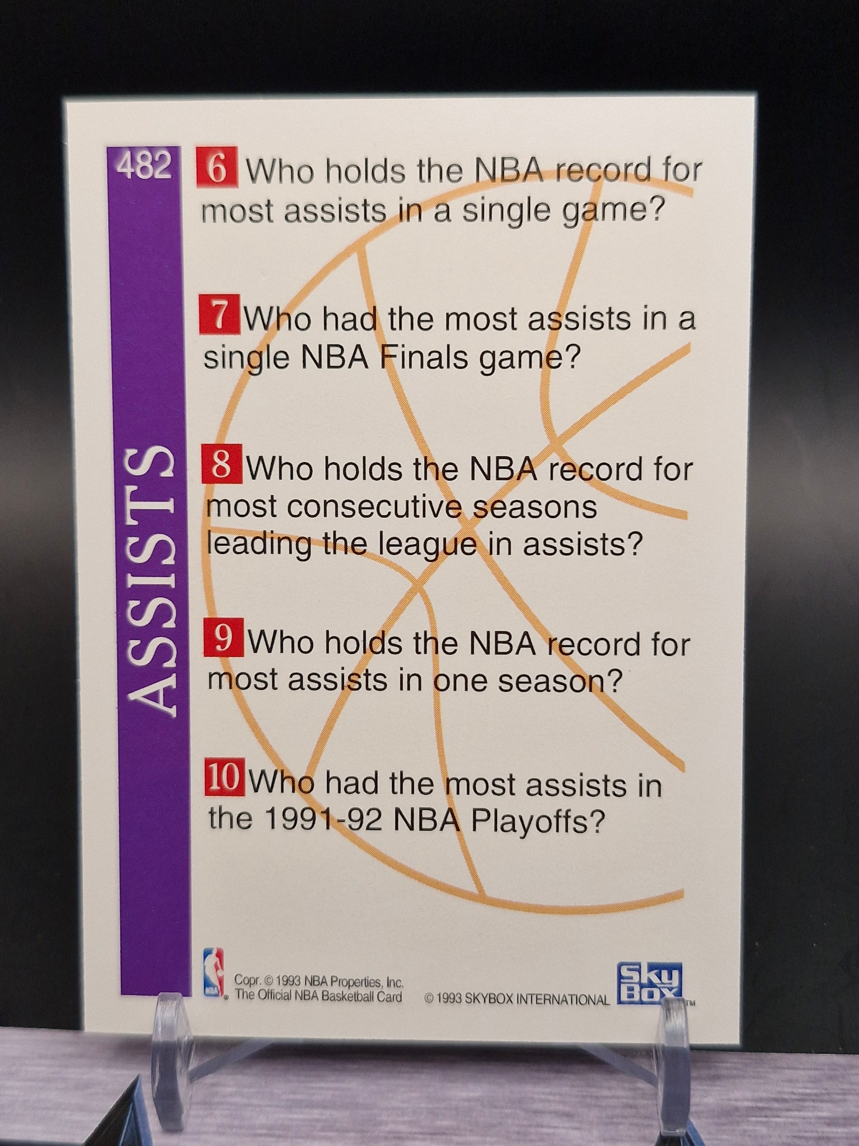 1992-93 Hoops #482 Magic Johnson