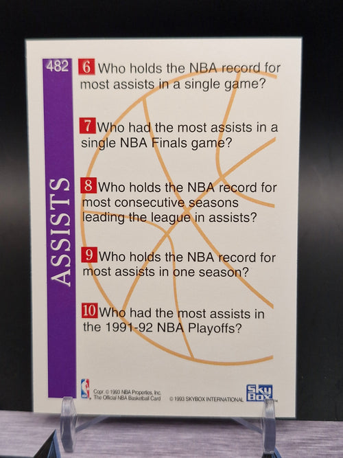 1992-93 Hoops #482 Magic Johnson