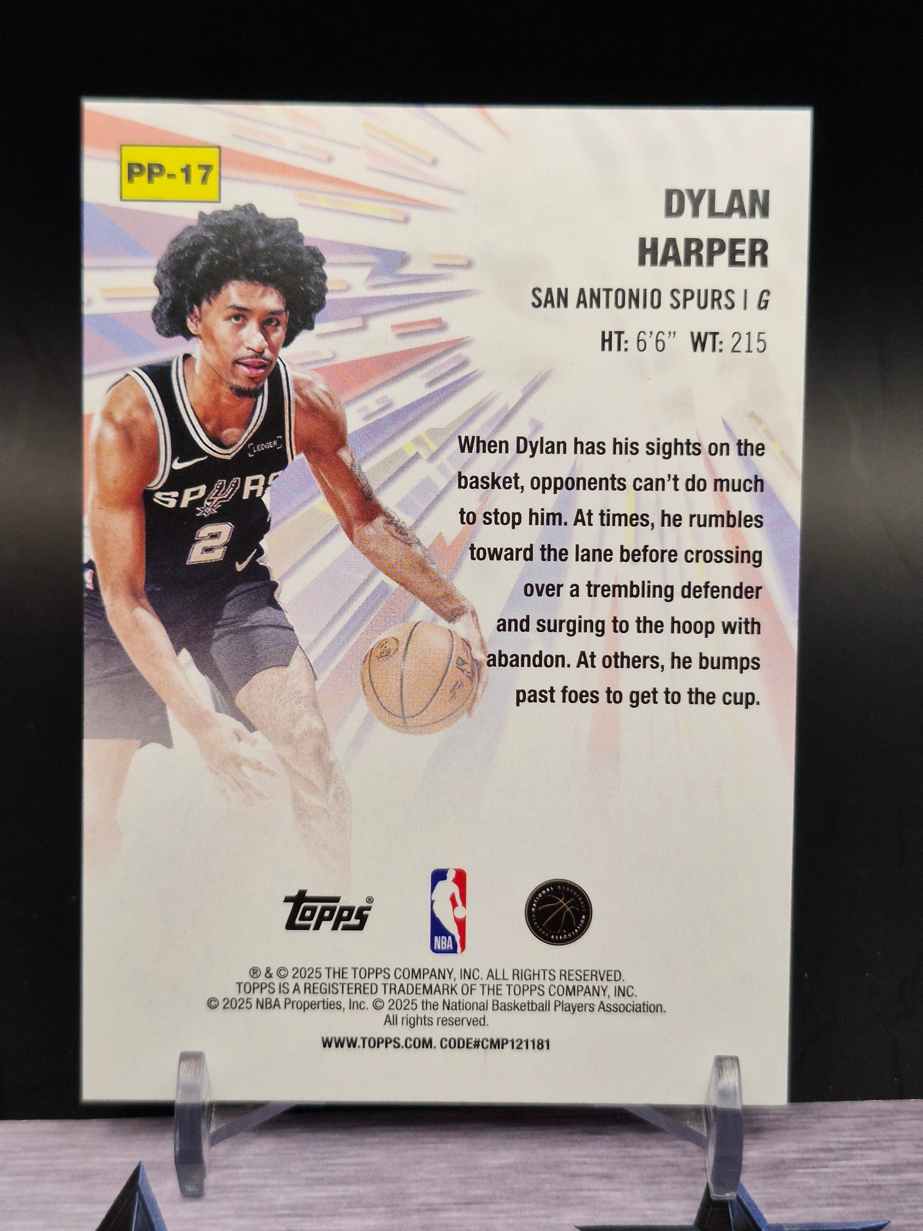 2025-26 Topps #PP-17 Dylan Harper Power Players