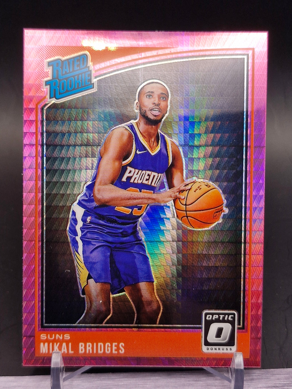 2018-19 Donruss Optic #200 Mikal Bridges Red