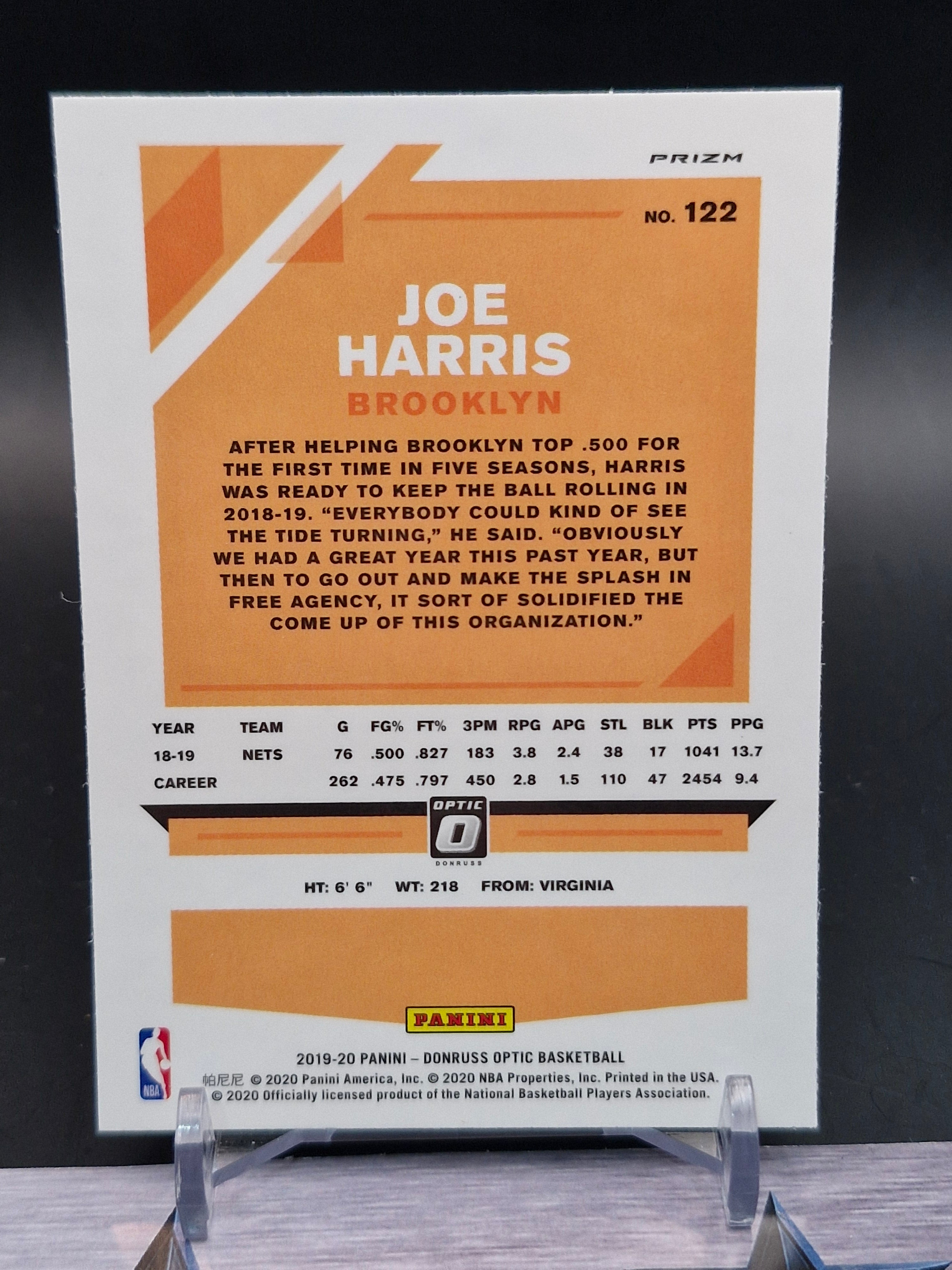 2019-20 Donruss Optic #122 Joe Harris Holo
