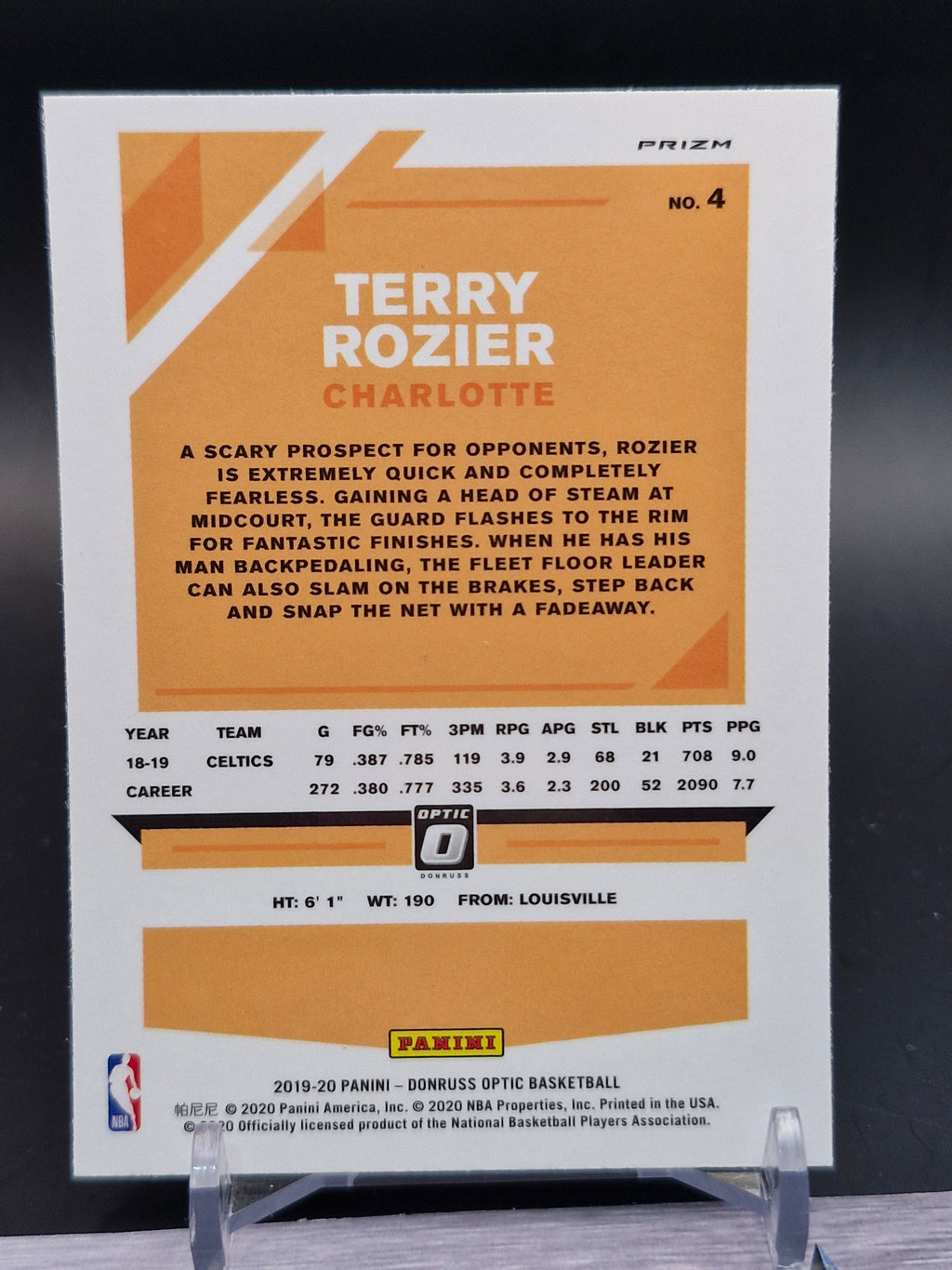 2019-20 Donruss Optic #4 Terry Rozier