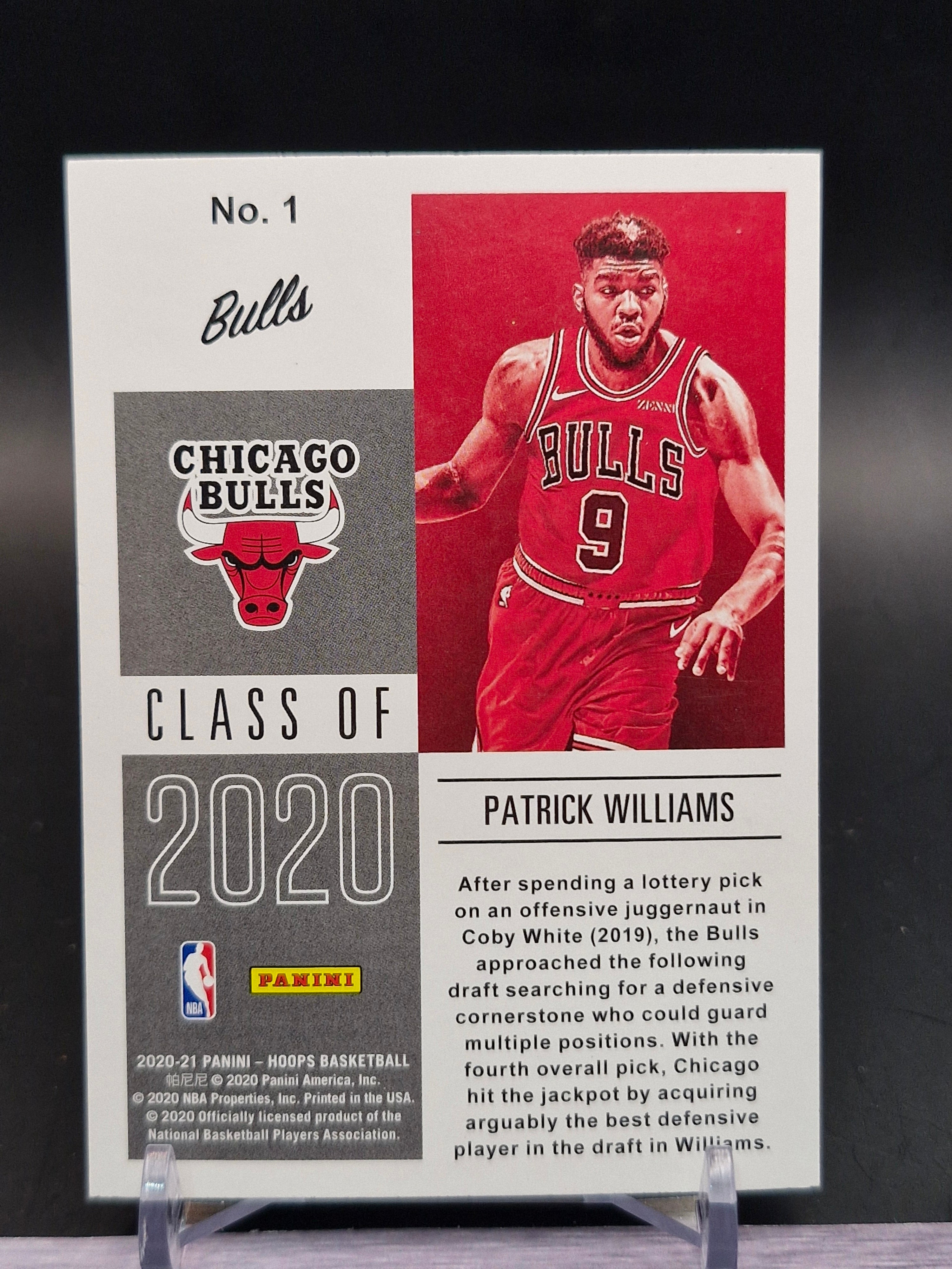 2020-21 Hoops #1 Patrick Williams Class of 2020