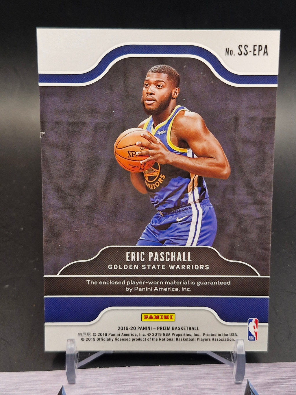 2019-20 Panini Prizm #SS-EPA Eric Paschall Sensational Swatches