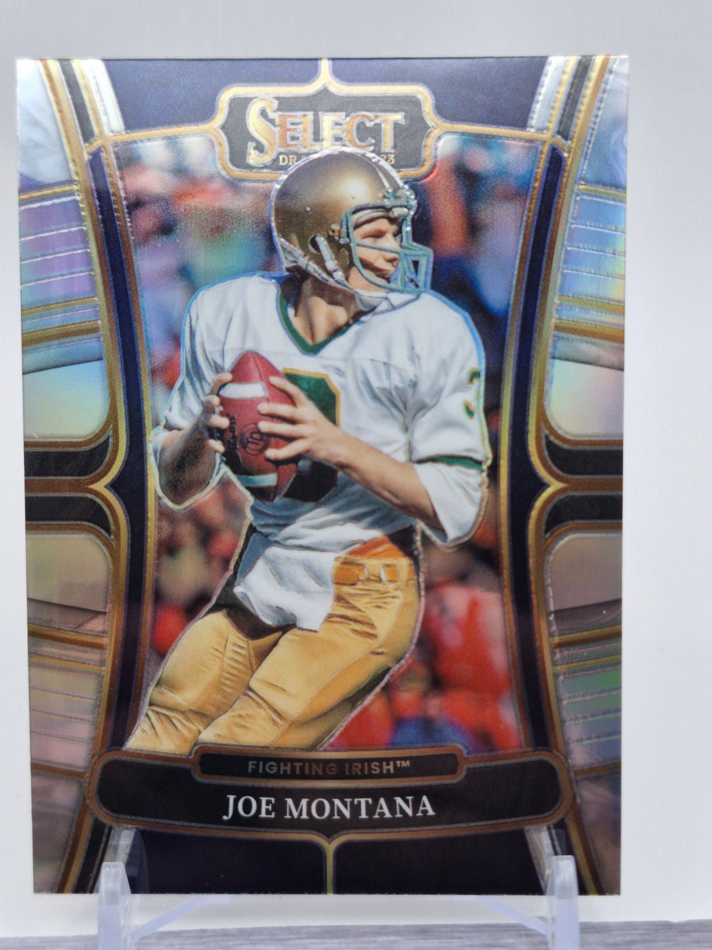 2023 Panini Select Draft Picks #95 Joe Montana Red Prizm #/149