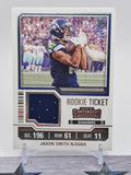 2023 Panini Contenders #TS17 Jaxon Smith-Njigba Rookie Ticket Swatches