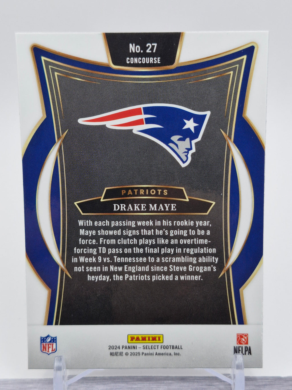 2024 Panini Select #27 Drake Maye