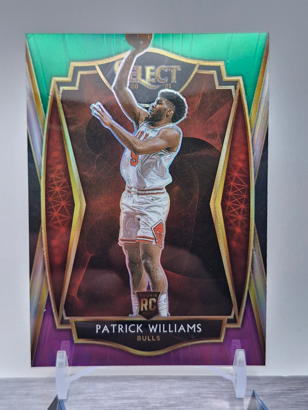 2020-21 Panini Select #185 Patrick Williams Silver Prizms