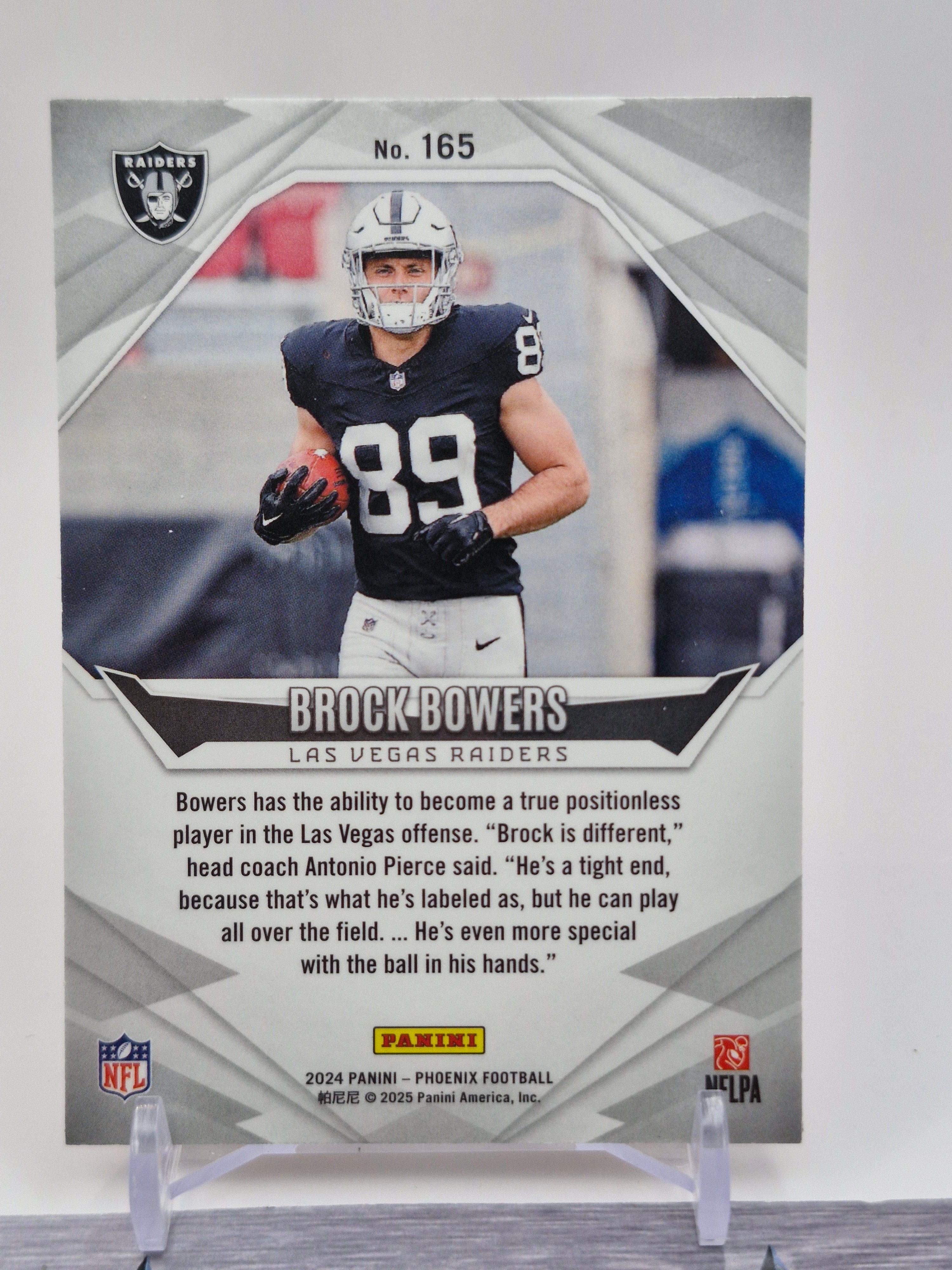 2024 Panini Phoenix #165 Brock Bowers