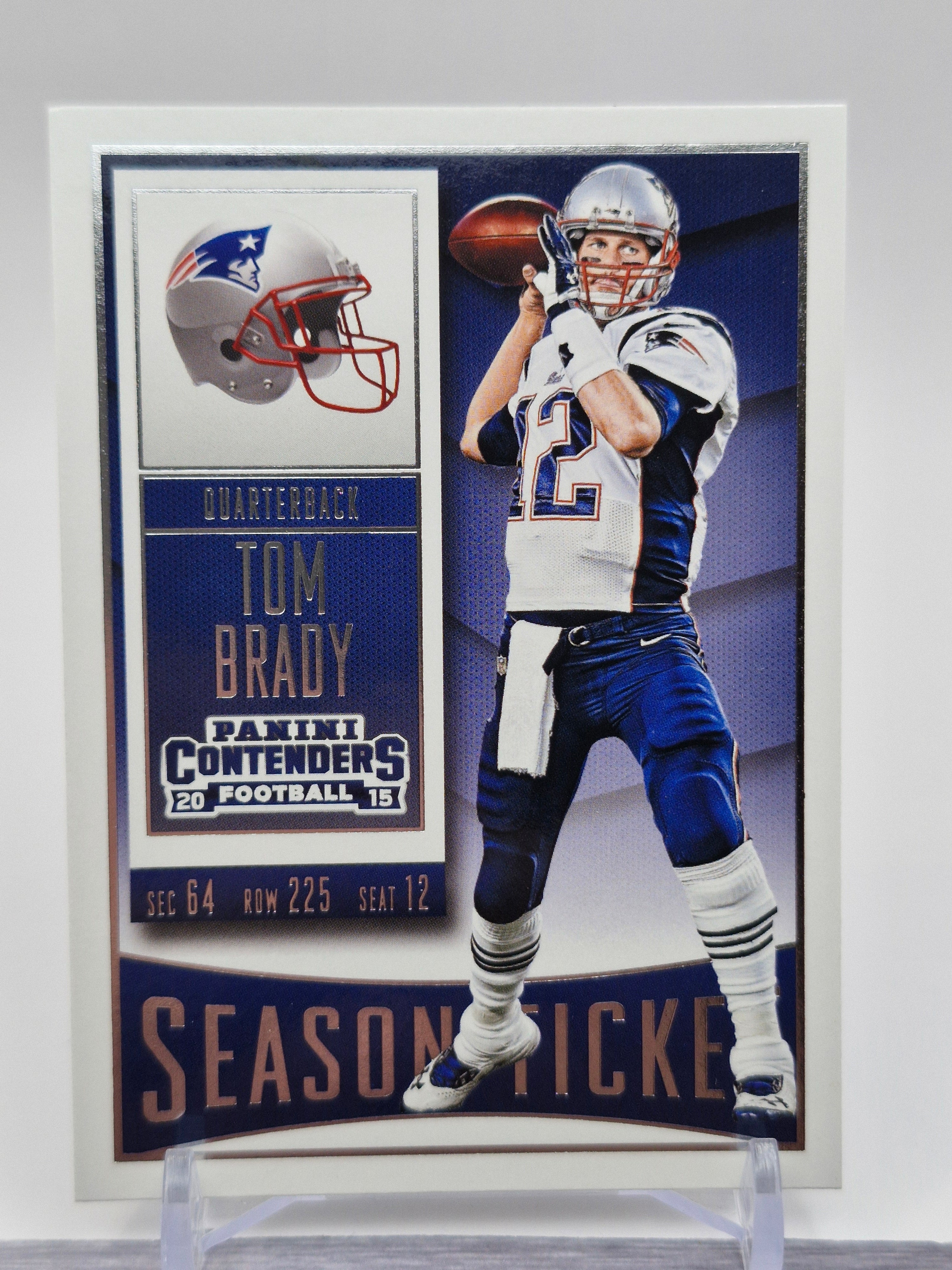 2015 Panini Contenders #79 Tom Brady Championship Ticket