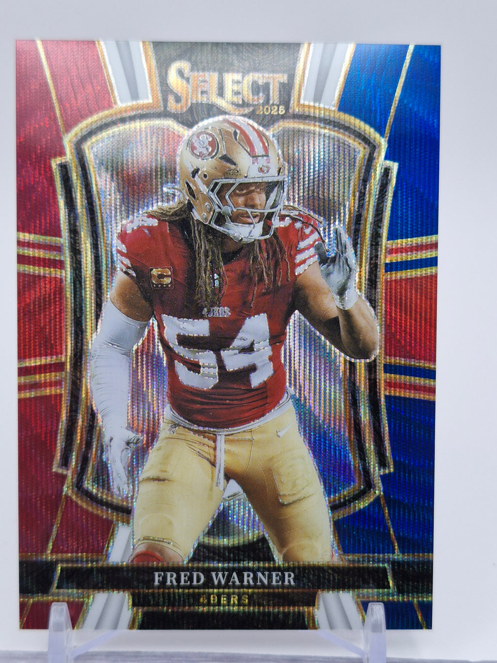 2025 Panini Select #118 Fred Warner Silver Prizm /298