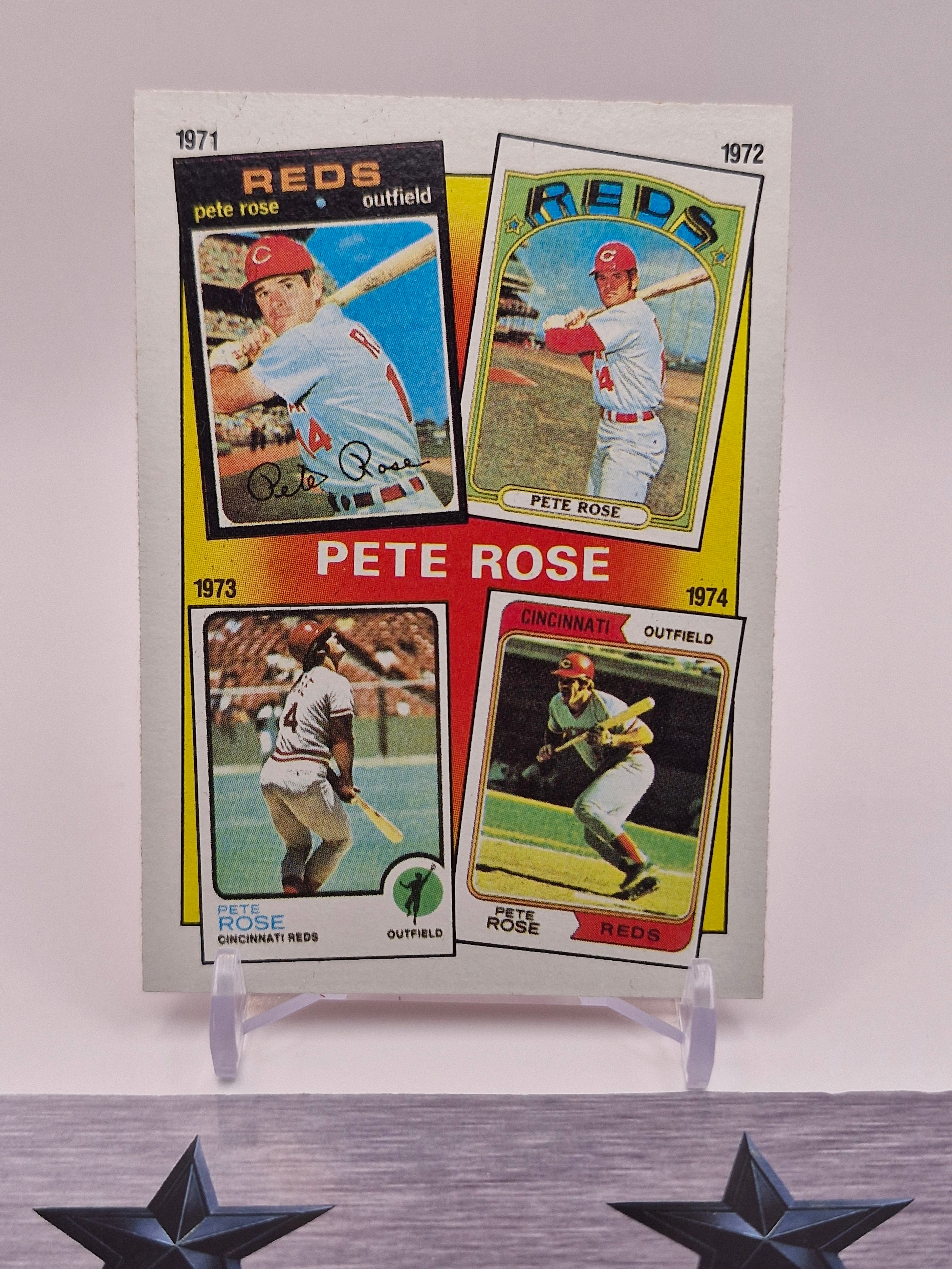 1986 Topps #4 The Pete Rose Years: 1971-1974 TPRY