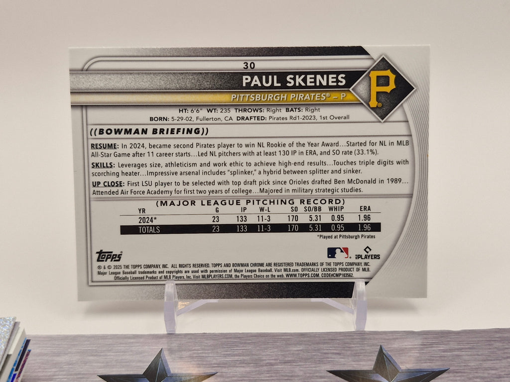 2024 Topps Bowman Chrome #30 Paul Skenes
