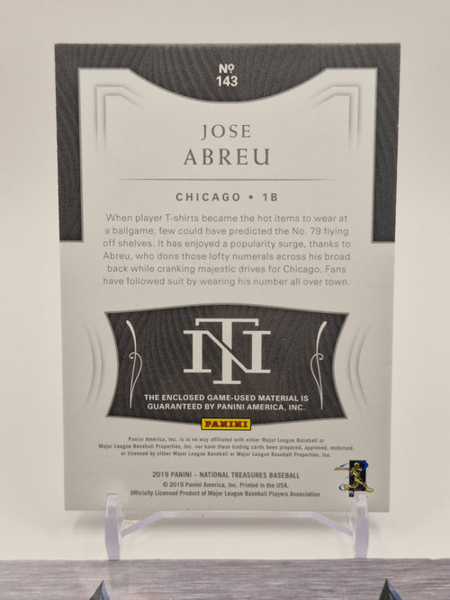 2019 Panini National Treasures #143 Jose Abreu #/99