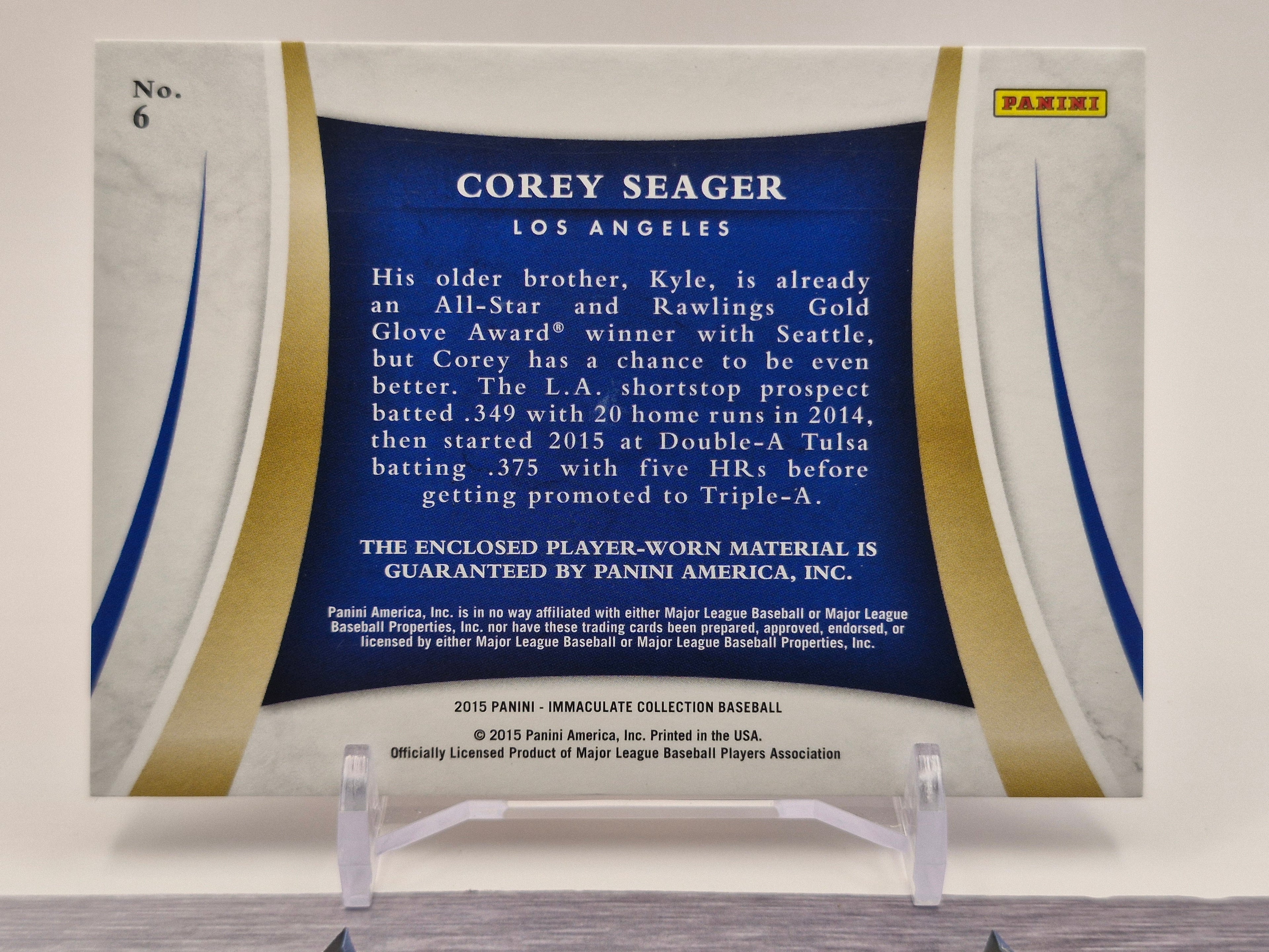 2022 Topps 6-4 Stars (Turnin' Two) 10x14 #NNO Corey Seager / Trea Turner #/99