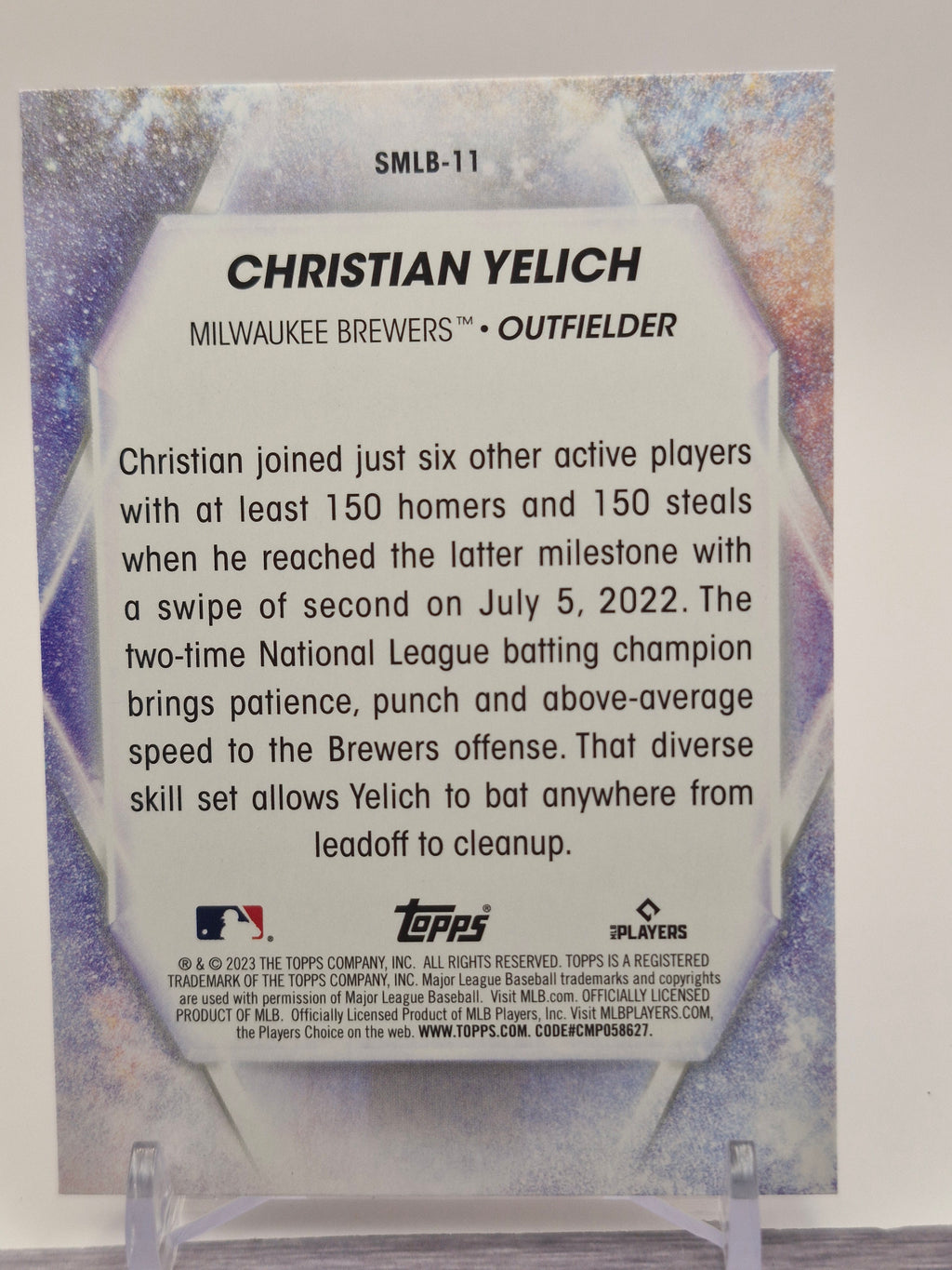 2023 Topps #SMLB-11 Christian Yelich Stars of MLB