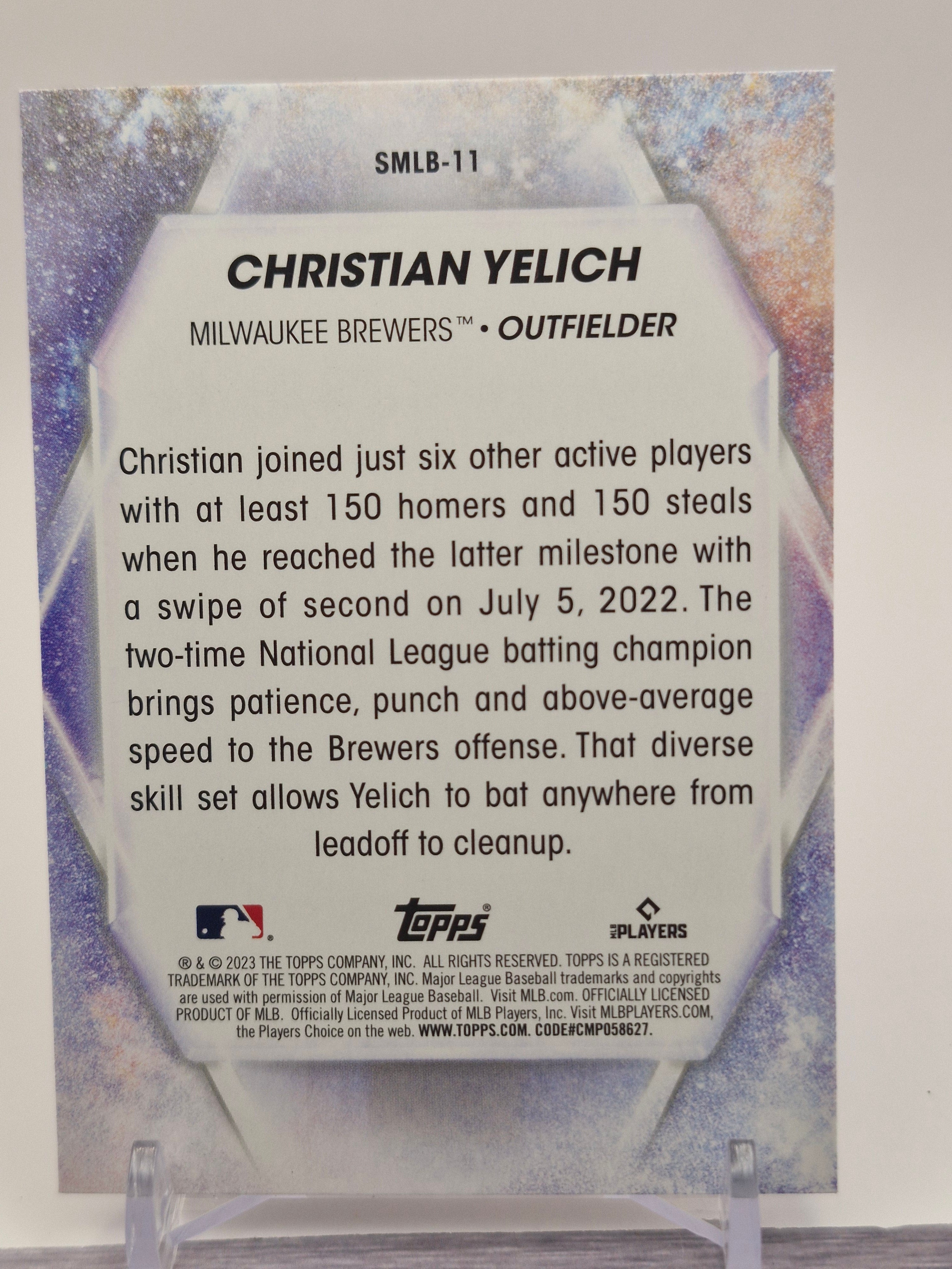 2023 Topps #SMLB-11 Christian Yelich Stars of MLB