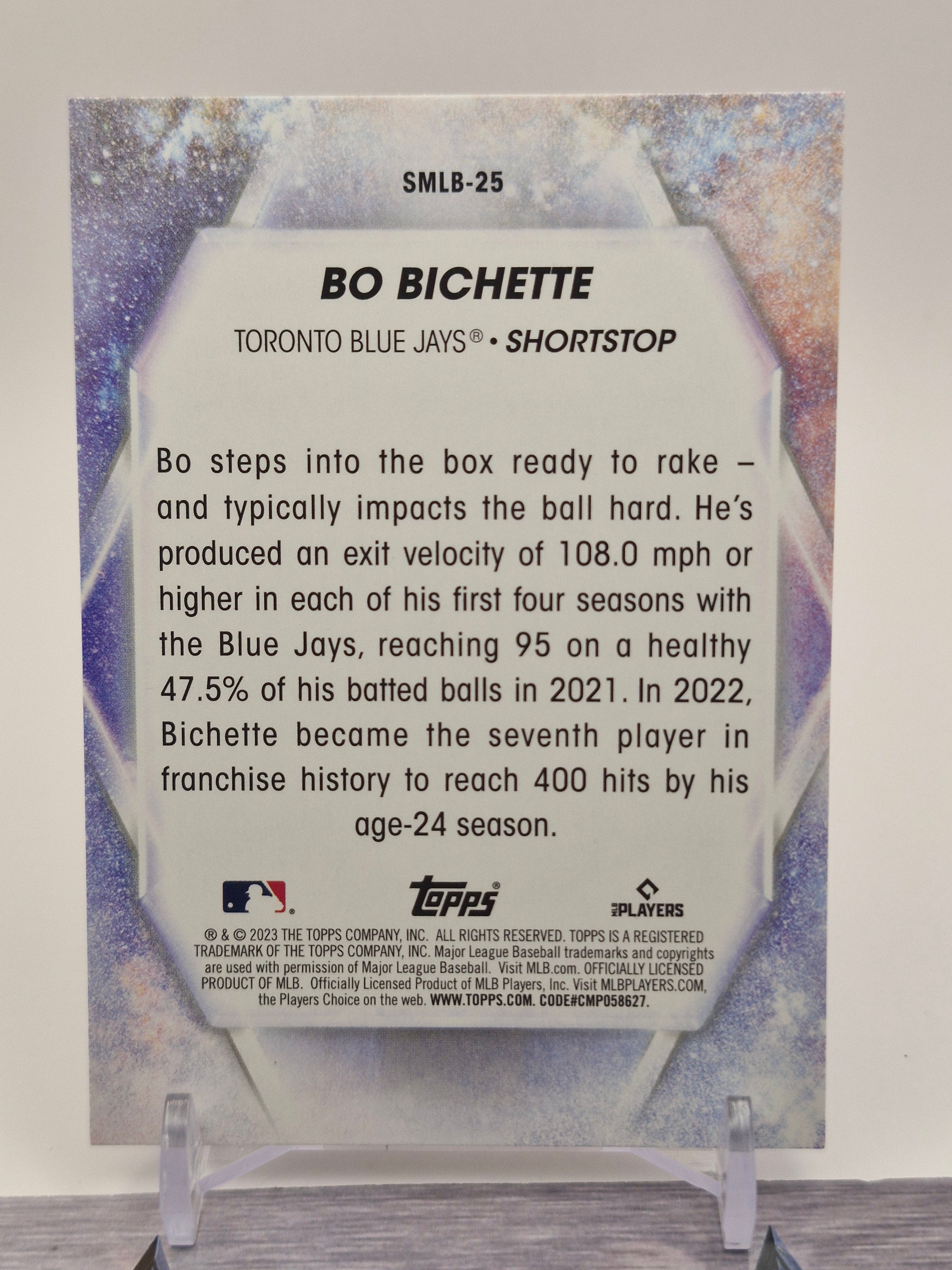 2023 Topps #SMLB-25 Bo Bichette Stars of MLB